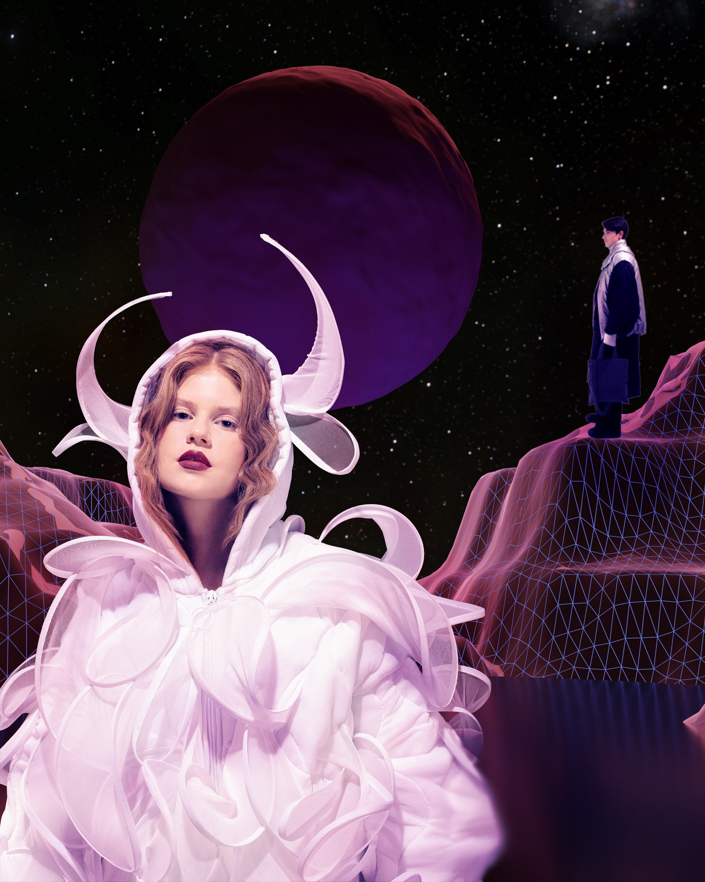 Cosmic tourists. Alyona Pukhanova — photographer, stylist, 3d designer, artist — Tbilisi, Georgia