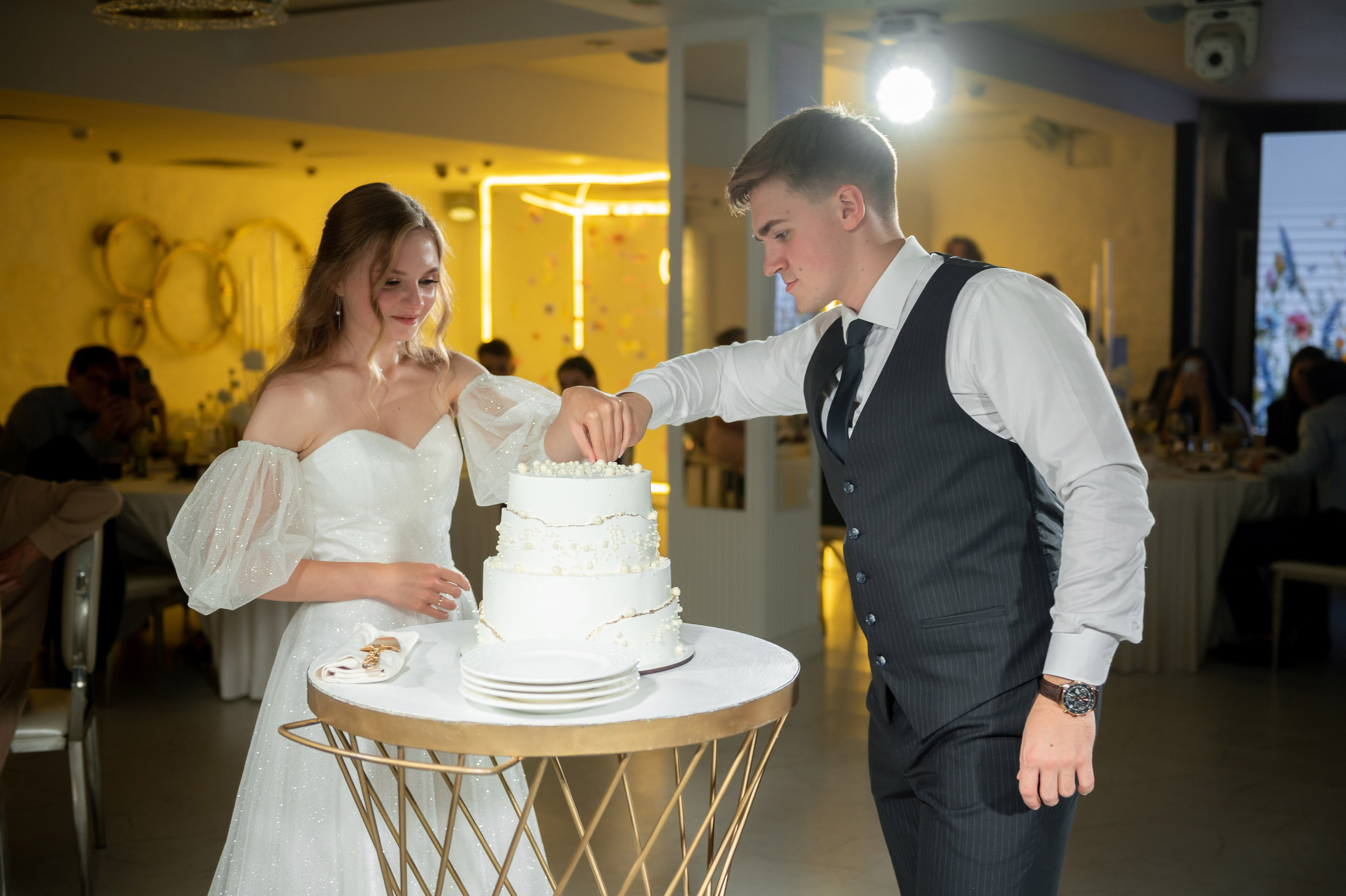 Анастасия и Михаил (Второй Дворец Бракосочетания на Фурштатской улице 52, фотосессия в Таврическом парке). Портретный, семейный и свадебный фотограф в Санкт-Петербурге и в Пушкине Ширяев Денис