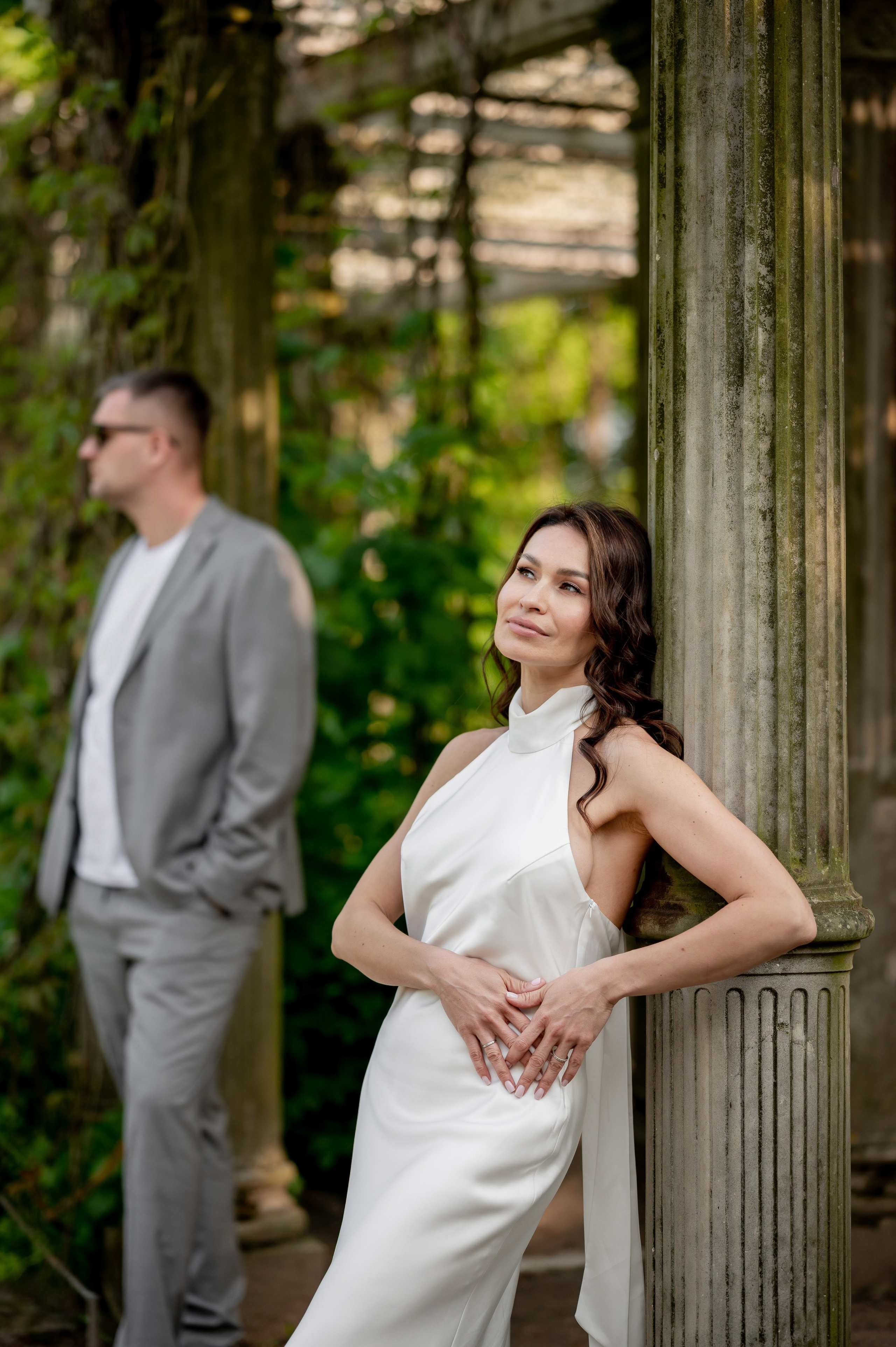 Алина и Алексей (прогулка на кабриолете, Академия Художеств, Екатерининский парк в Пушкине). Портретный, семейный и свадебный фотограф в Санкт-Петербурге и в Пушкине Ширяев Денис