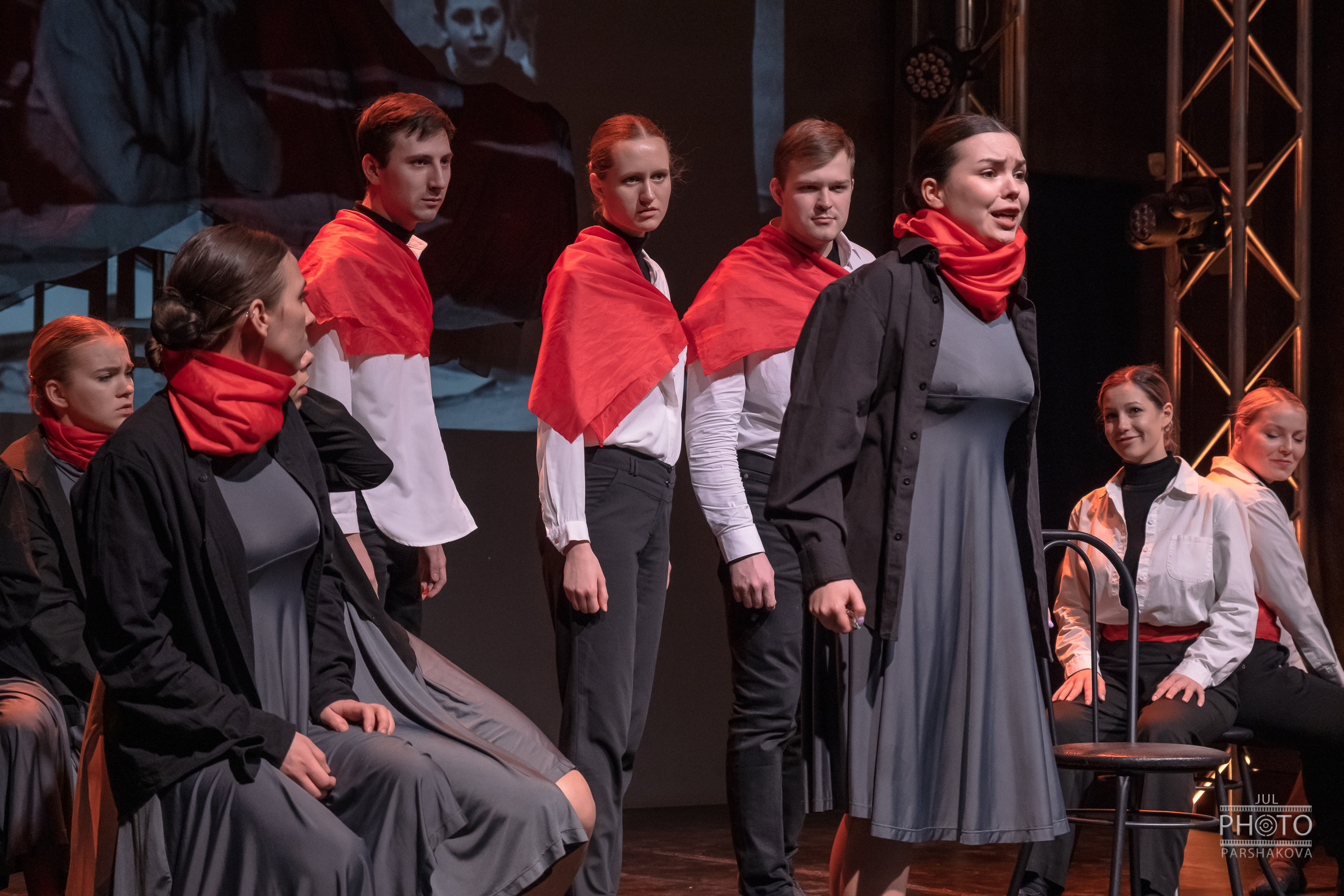 Дипломный спектакль Героини нашего времени. Фотограф в Санкт-Петербурге и Москве Юлия Паршакова