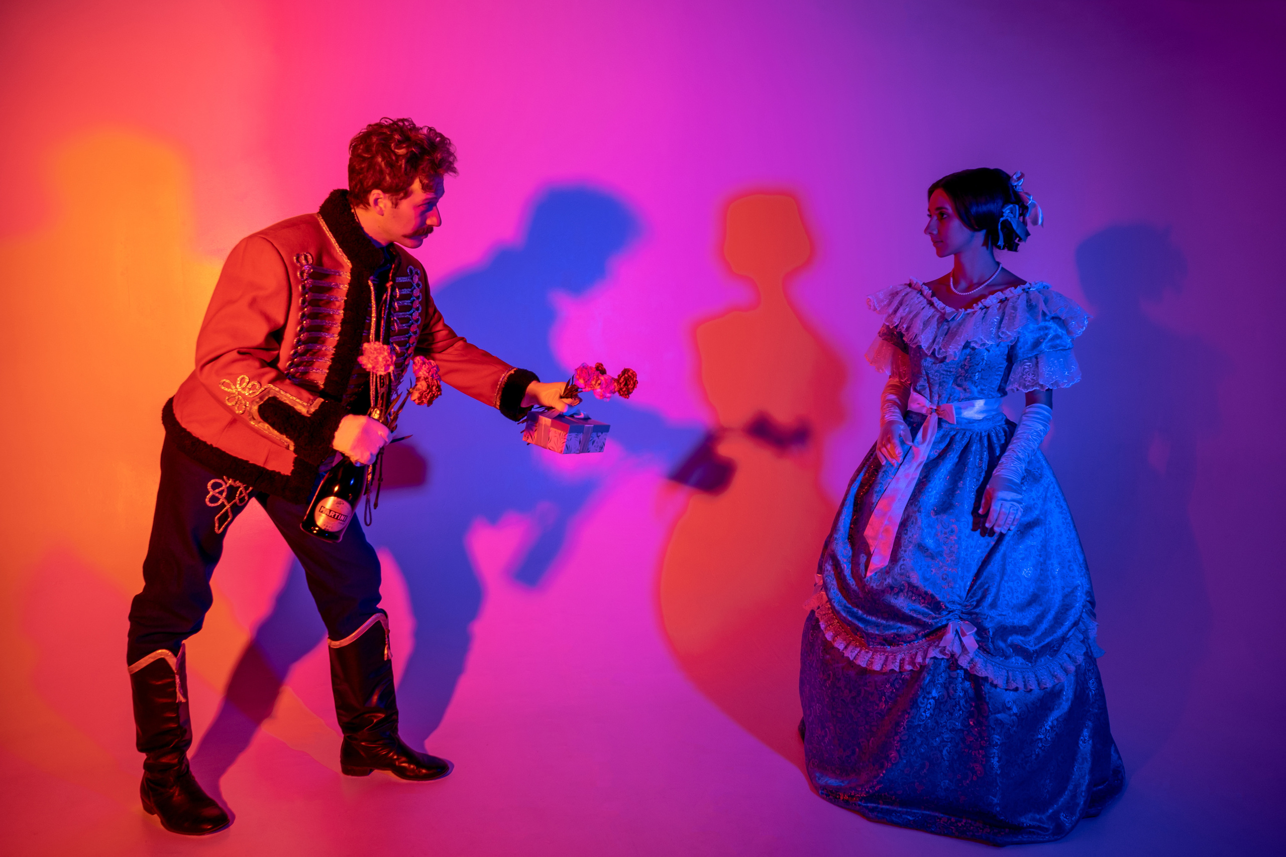 Студийная съемка Съемка в студии Фэшн съемка Цветной свет