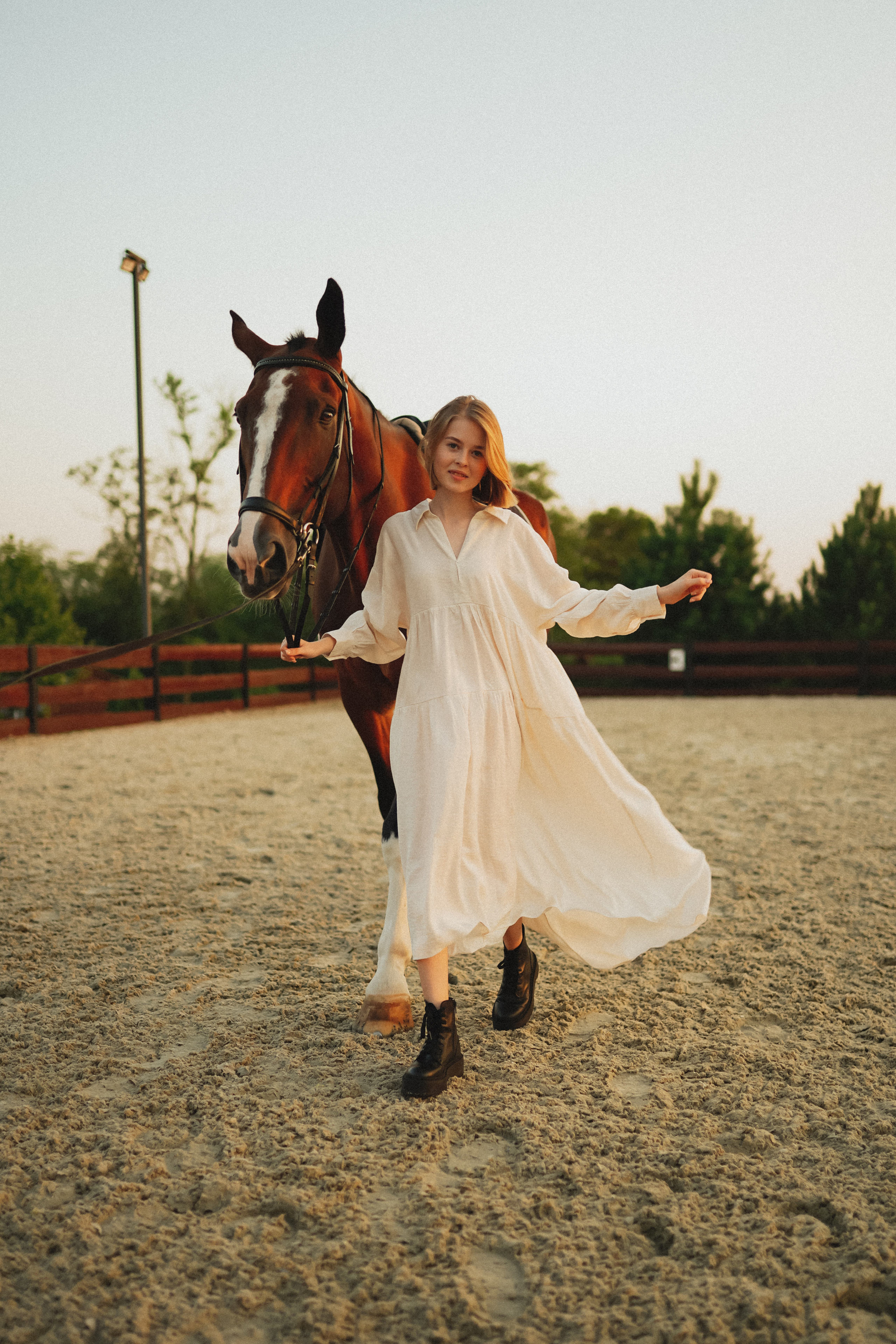 Кристина с лошадью. Фотограф с психологическим образованием