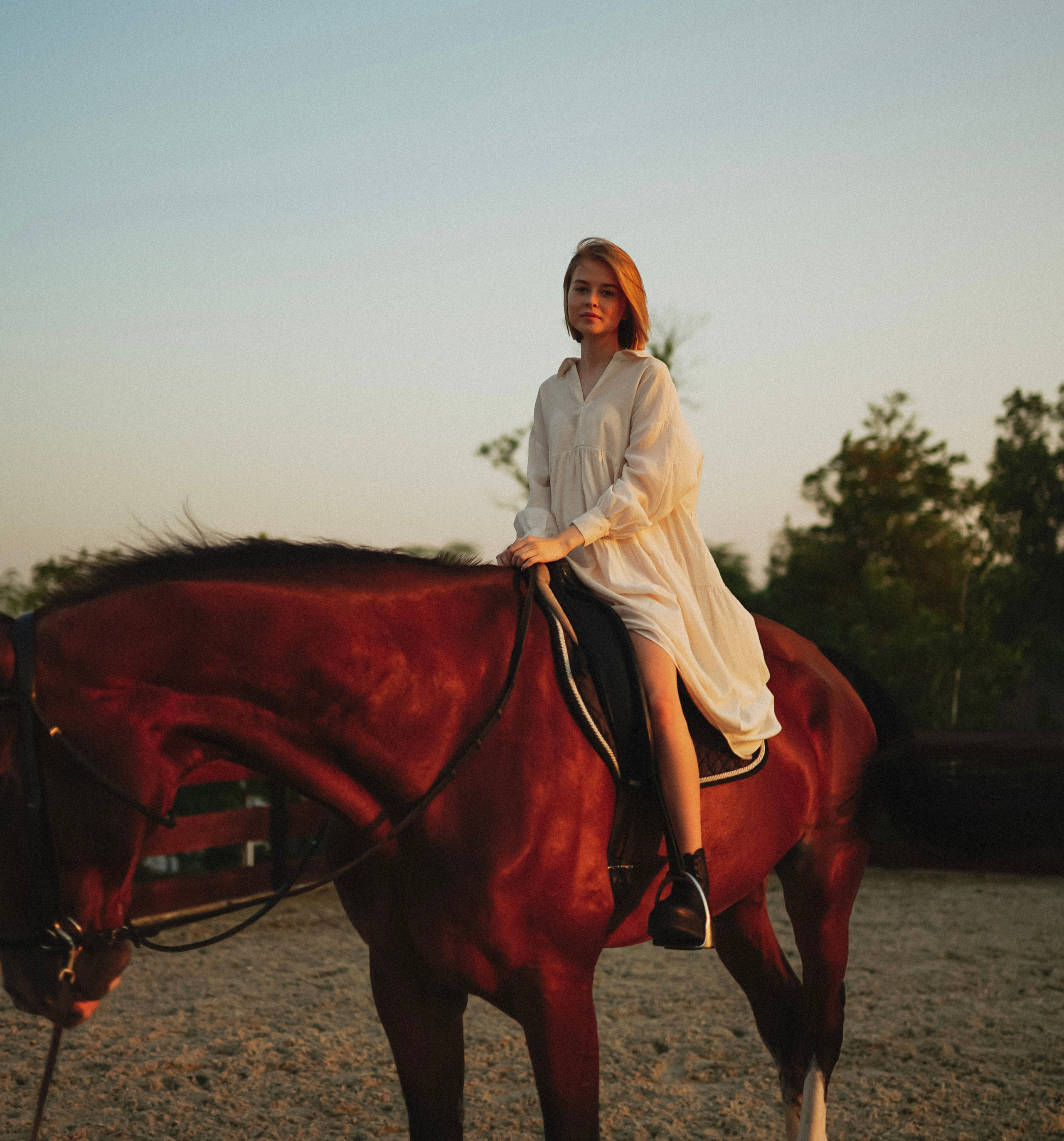 Кристина с лошадью. Фотограф с психологическим образованием
