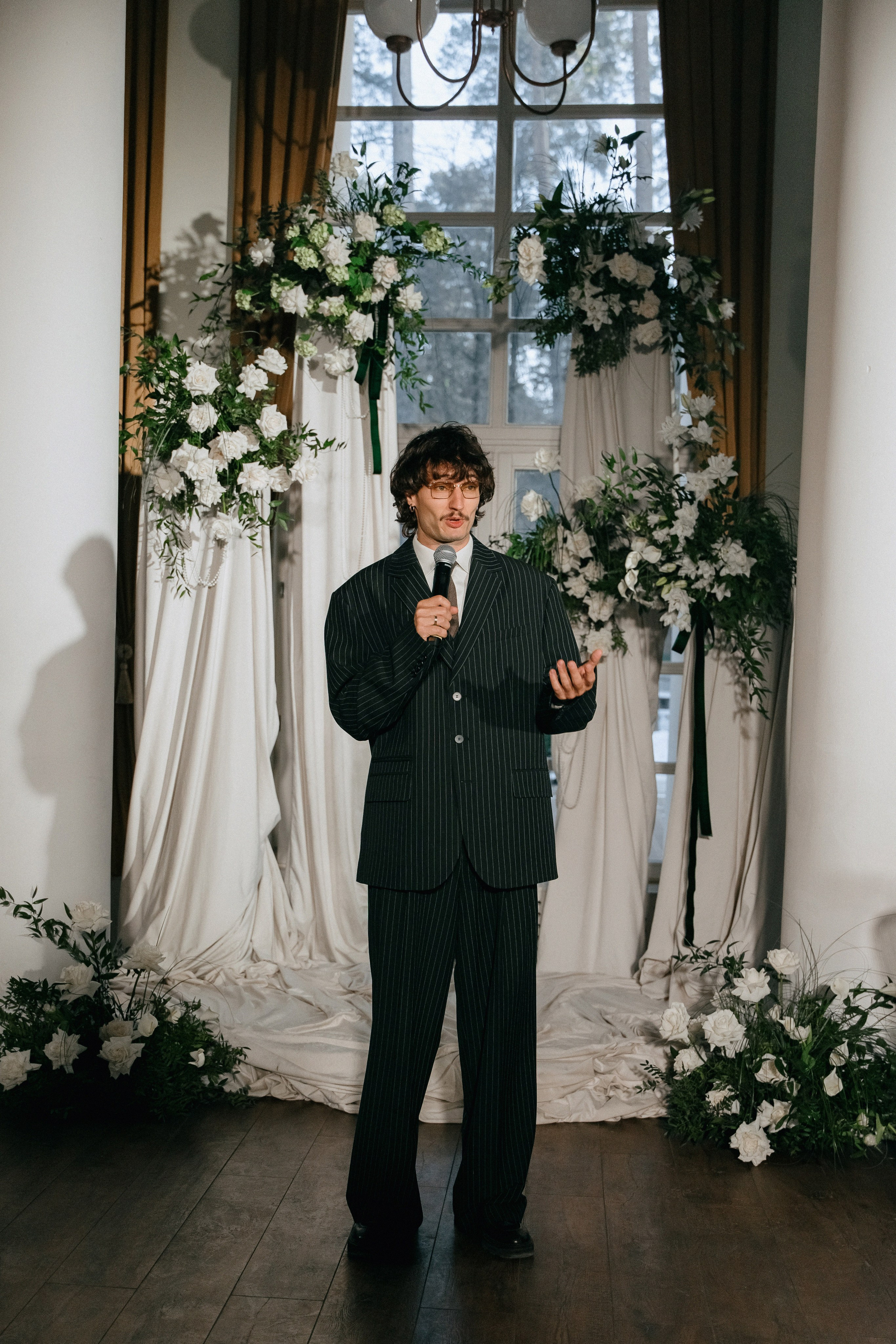 Свадебный банкет на вилле Политика. Свадебный фотограф Москва