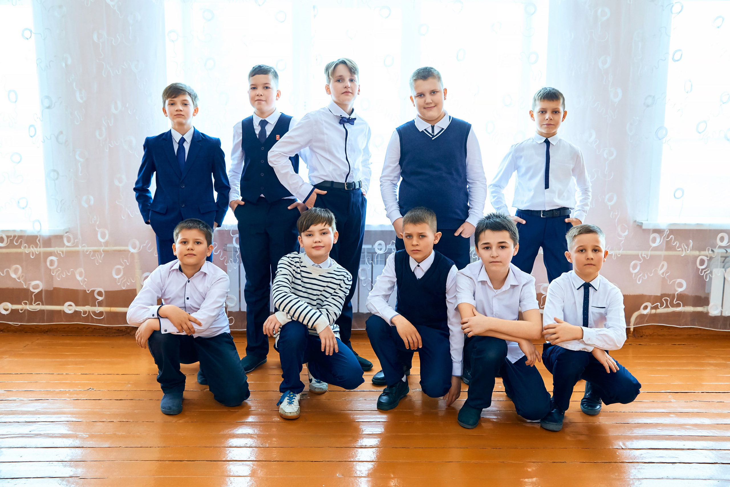 4А класс Хотынецкая СОШ выпуск 2024. Фотограф в Орле Павел Черкасов