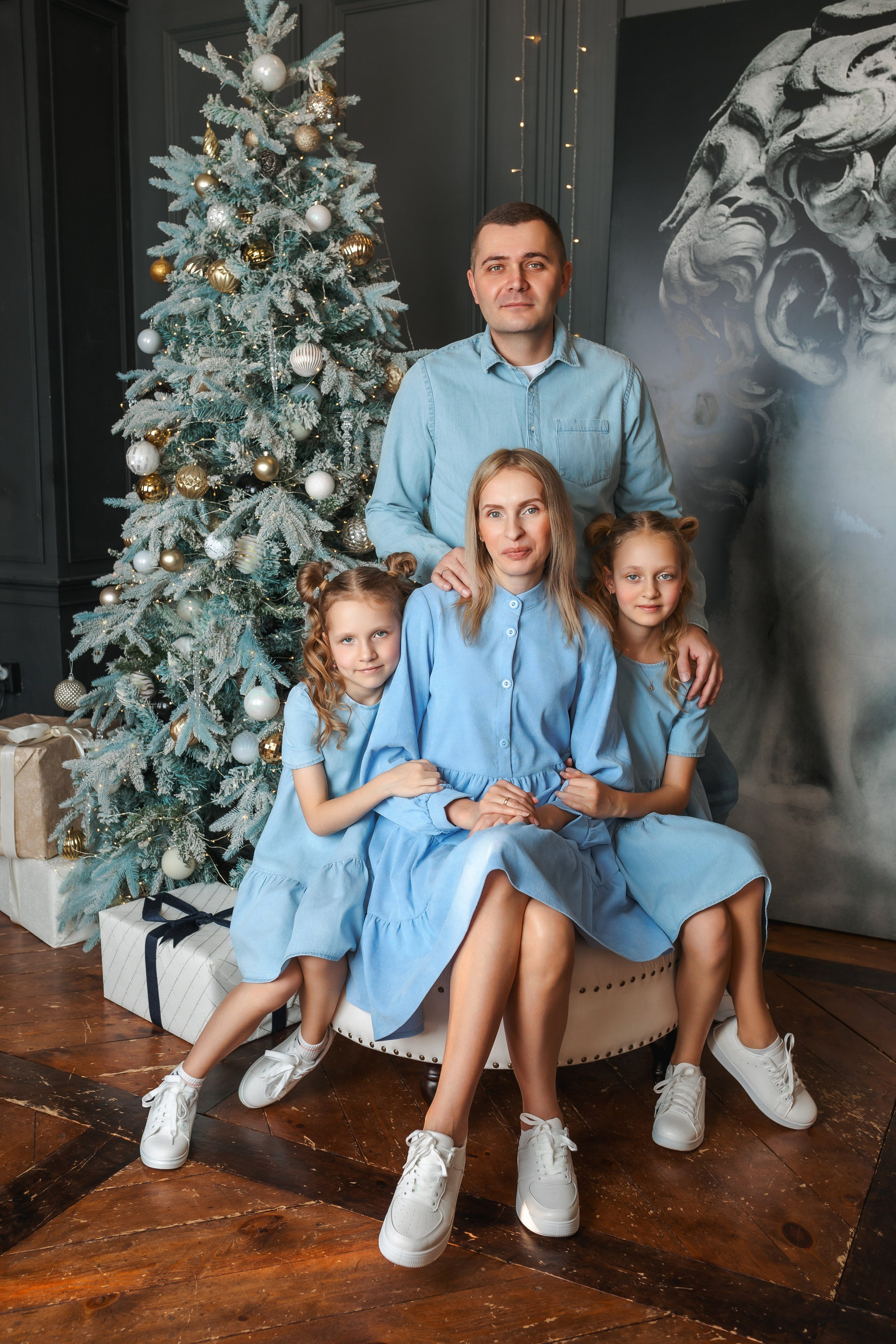 Семейная новогодняя фотосессия в Хабаровске. Свадебный фотограф в Хабаровске