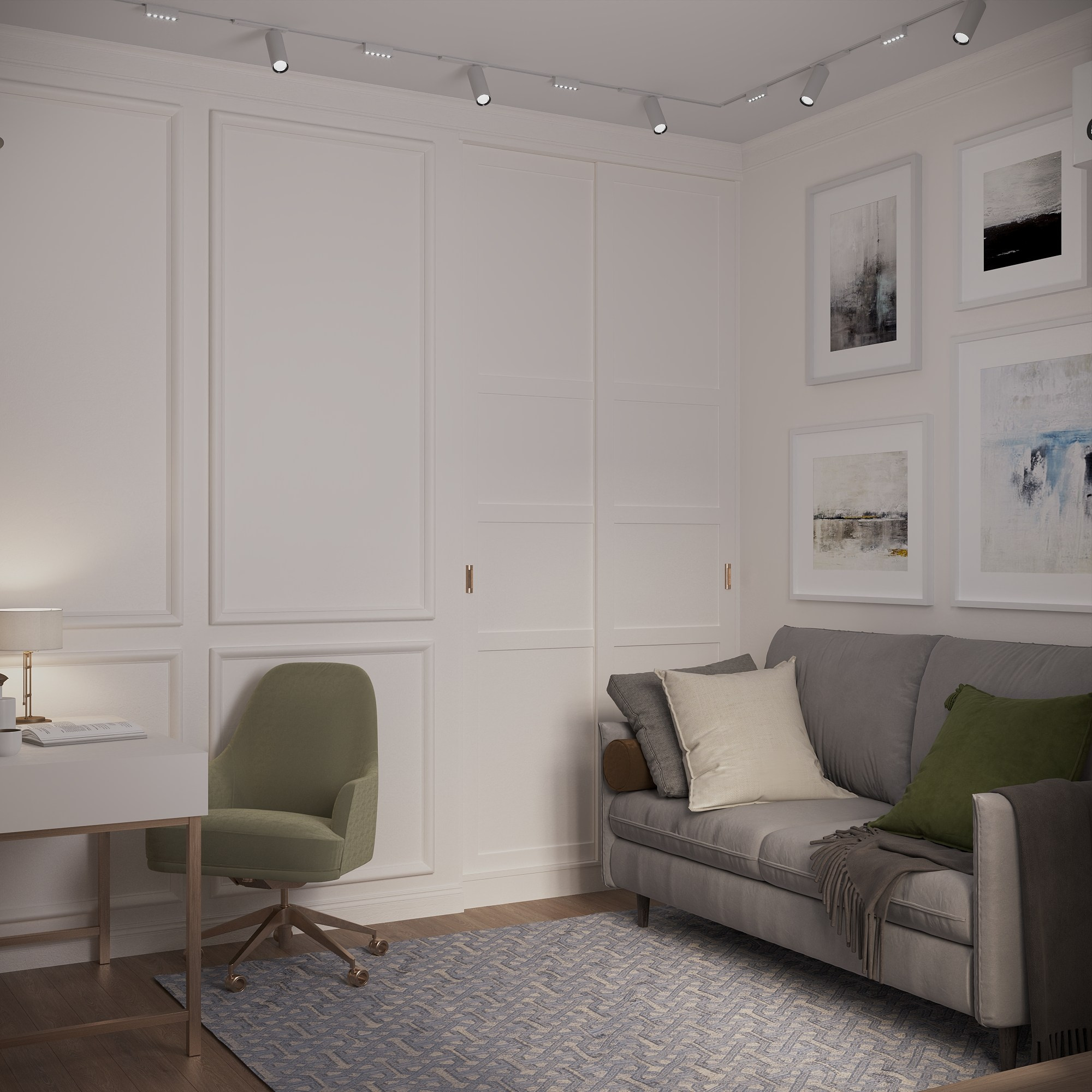 ЖК Меридиан 64,4 м². БК студия дизайна интерьера