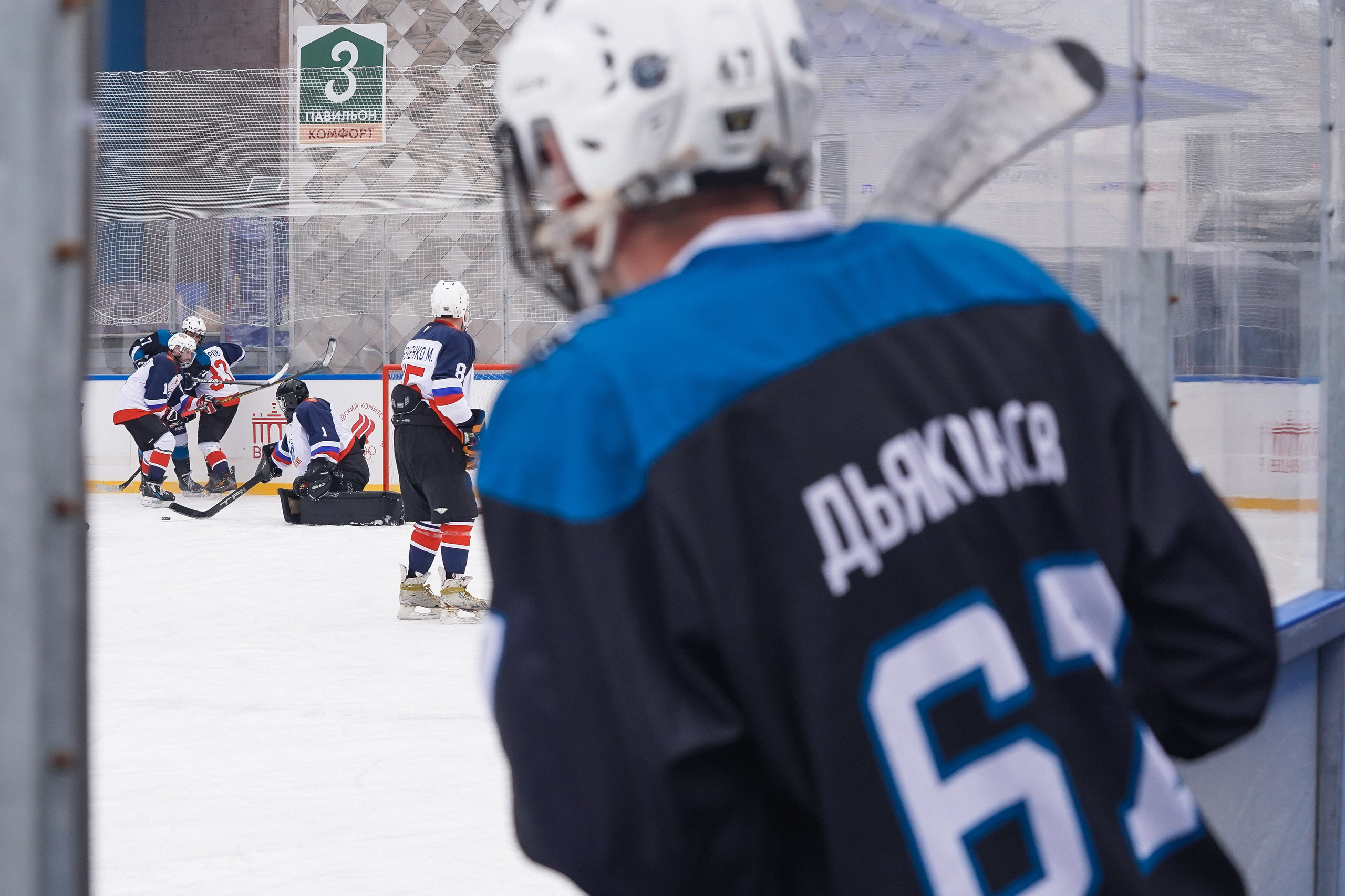 Хоккейный матч на ВДНХ. Анна, фотограф Москва, Зеленоград
