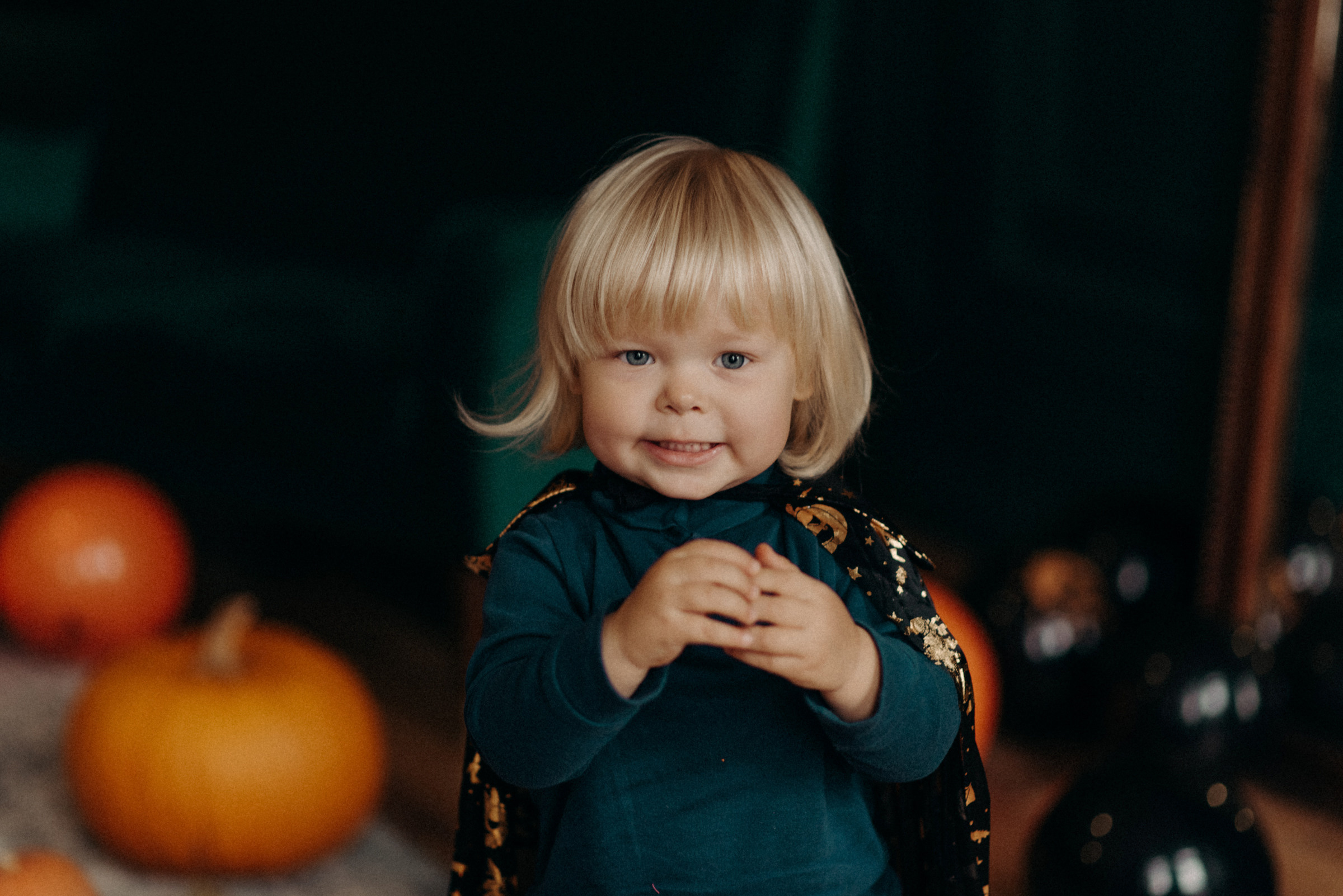 Детская фотосессия на хэллоуин