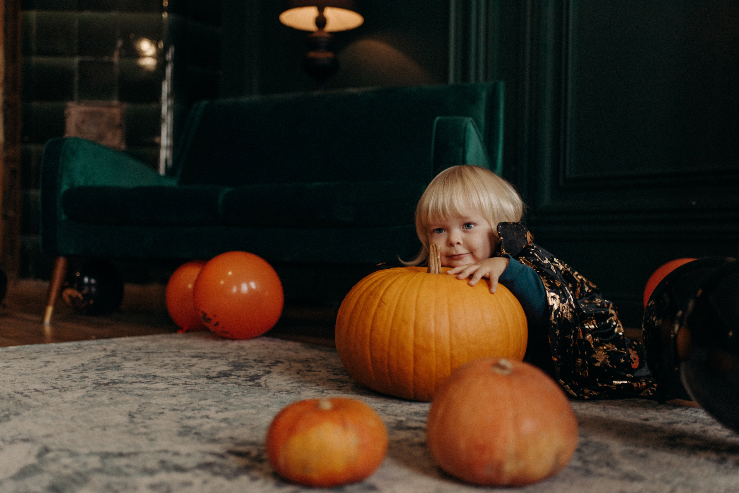 Детская фотосессия на хэллоуин