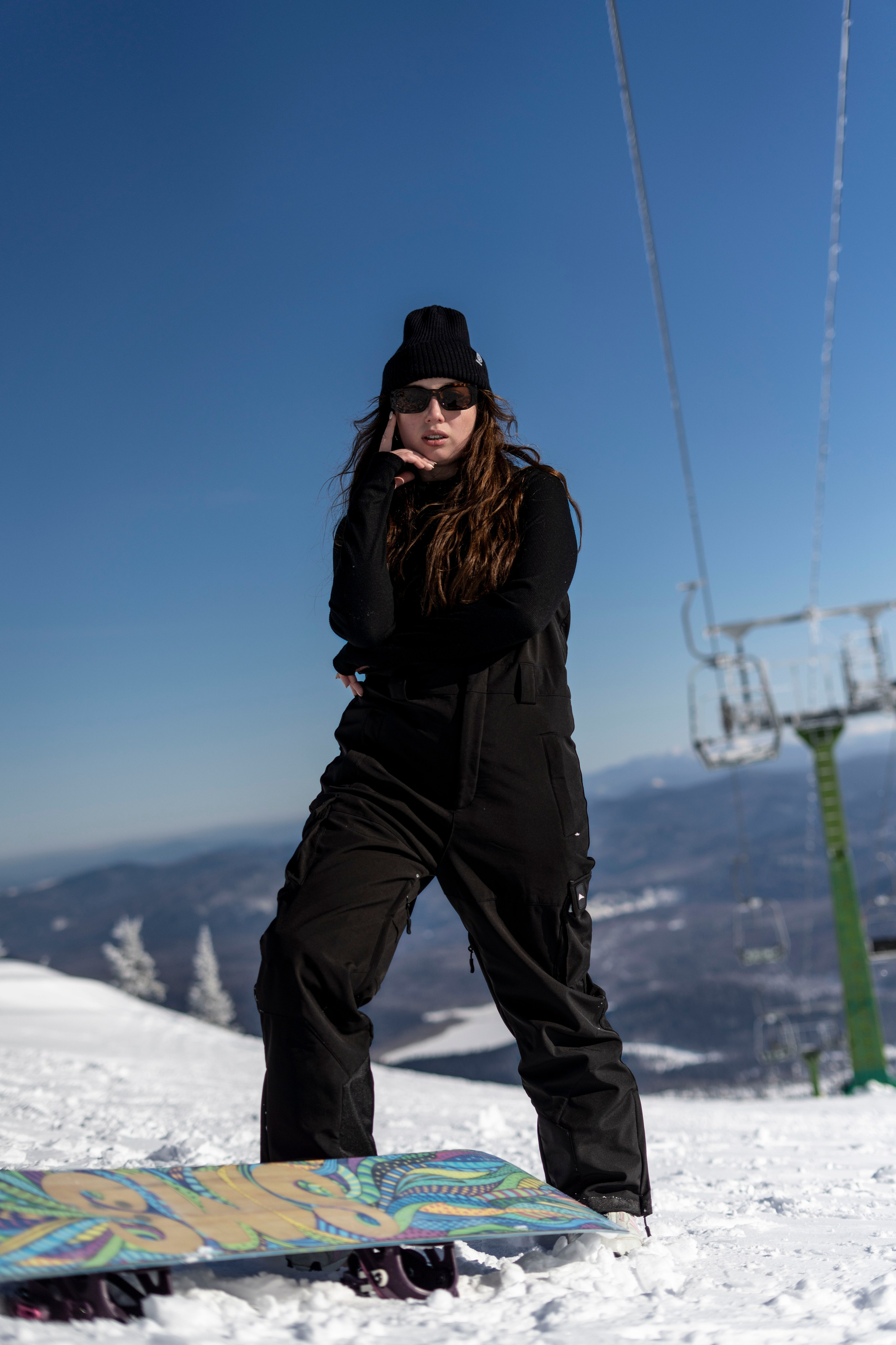 Фотосессия на вершине. Анастасия Паршукова — фотограф Шерегеш Новосибирск