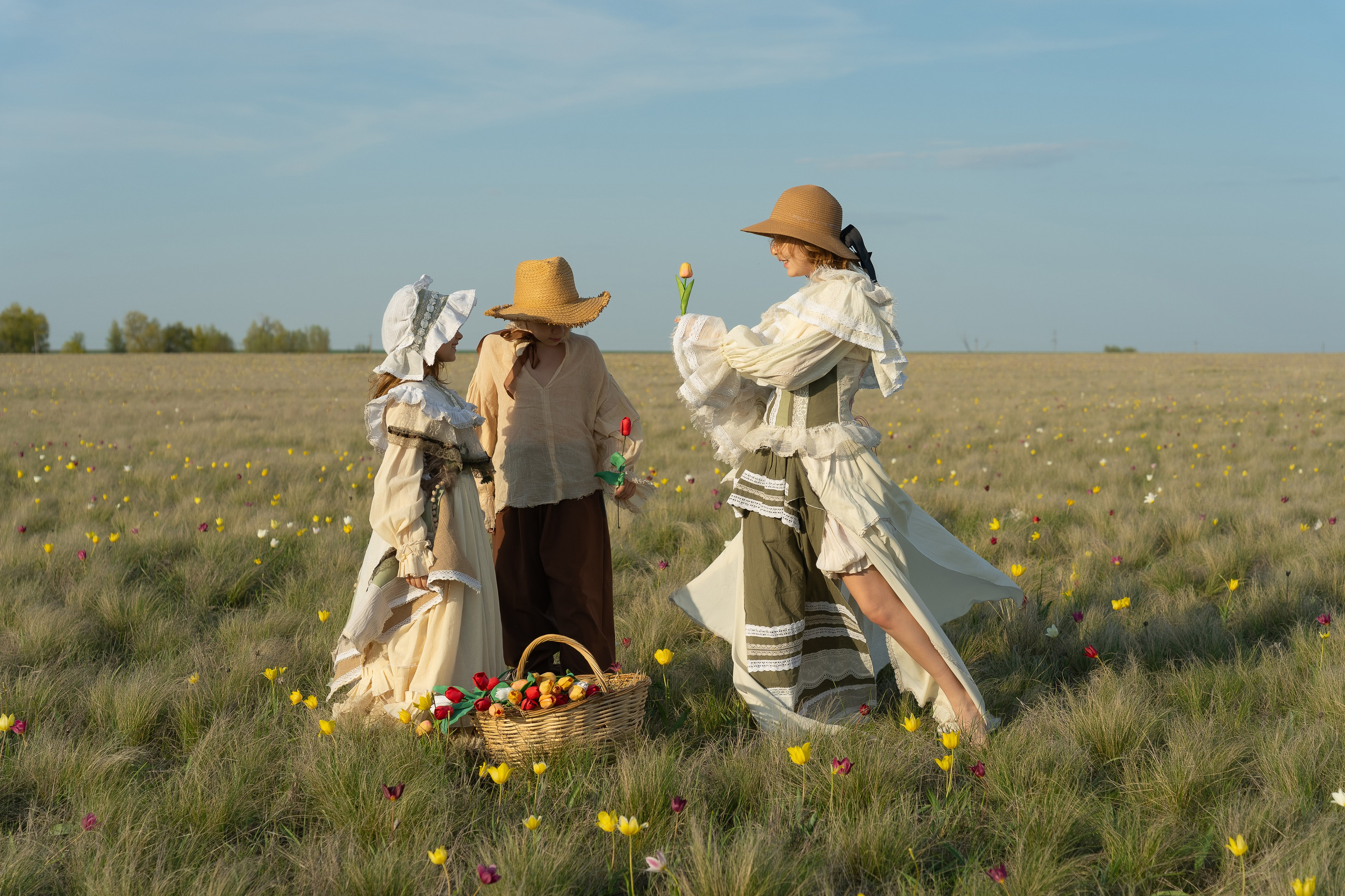 Фотосессия в поле. Фотограф Саратов/Энгельс