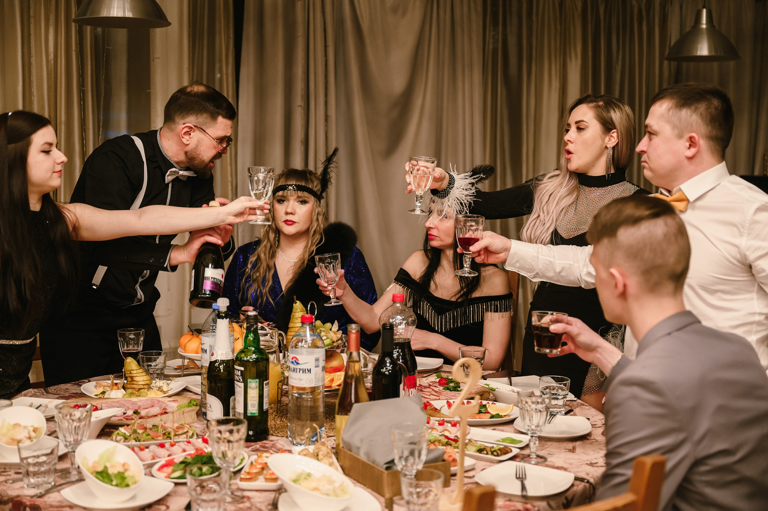 Новогодний корпоратив в «Алых парусах». Wedding and family photographer USA