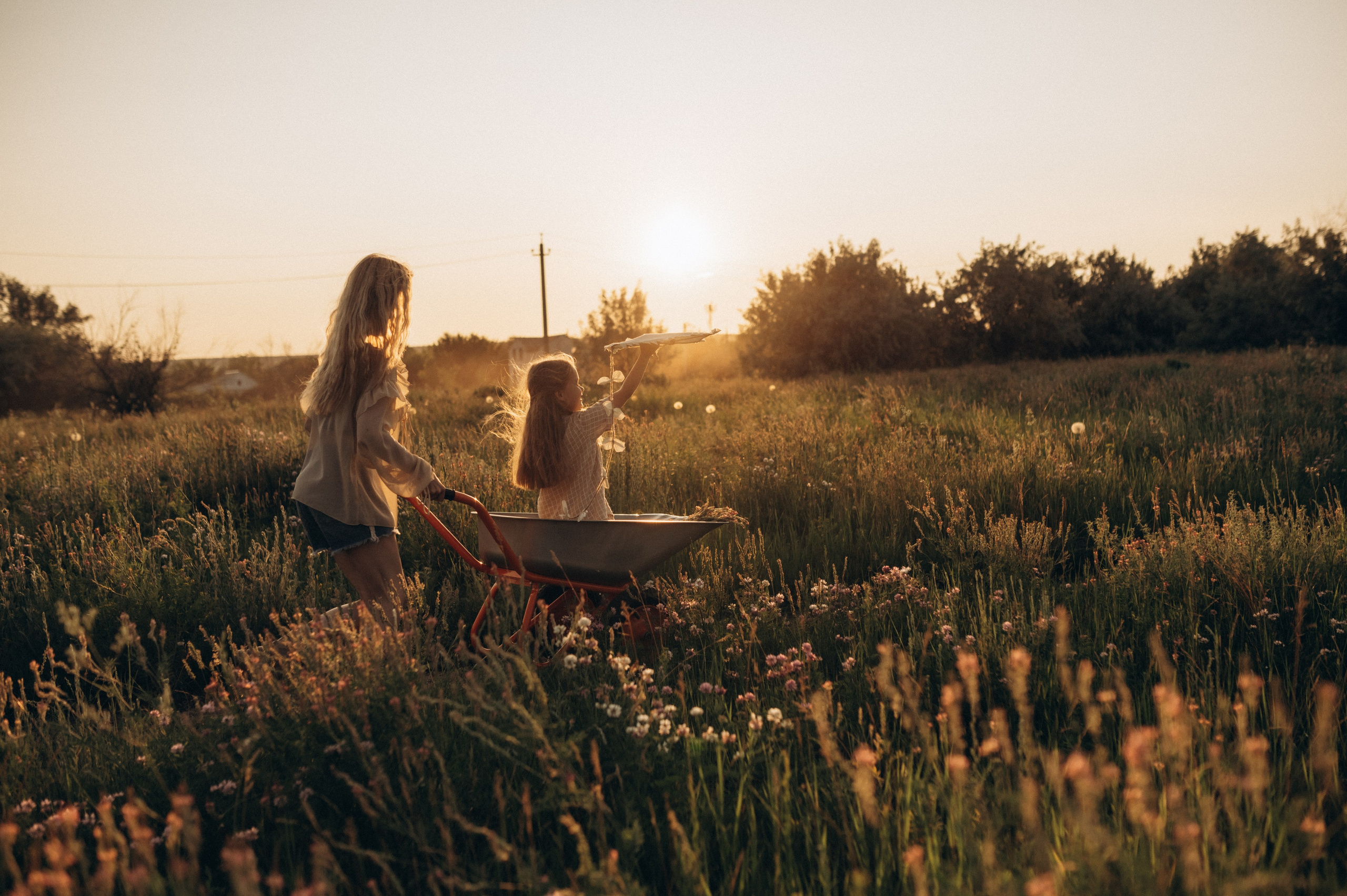 Летний вечер в деревне. Фотограф Мария Стрелкова