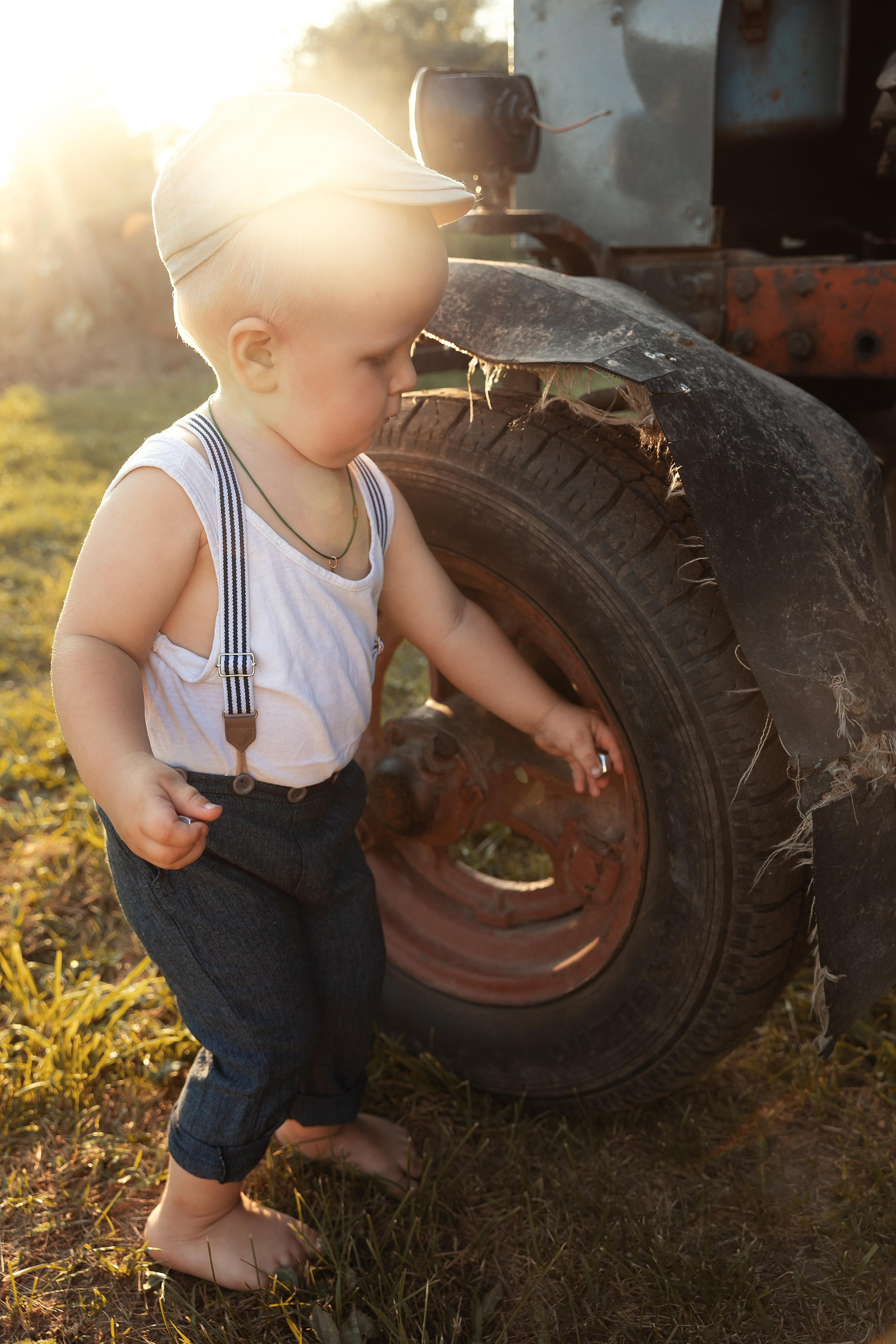 Тракторист. Семейный и детский фотограф г. Москва Супрунова Кристина