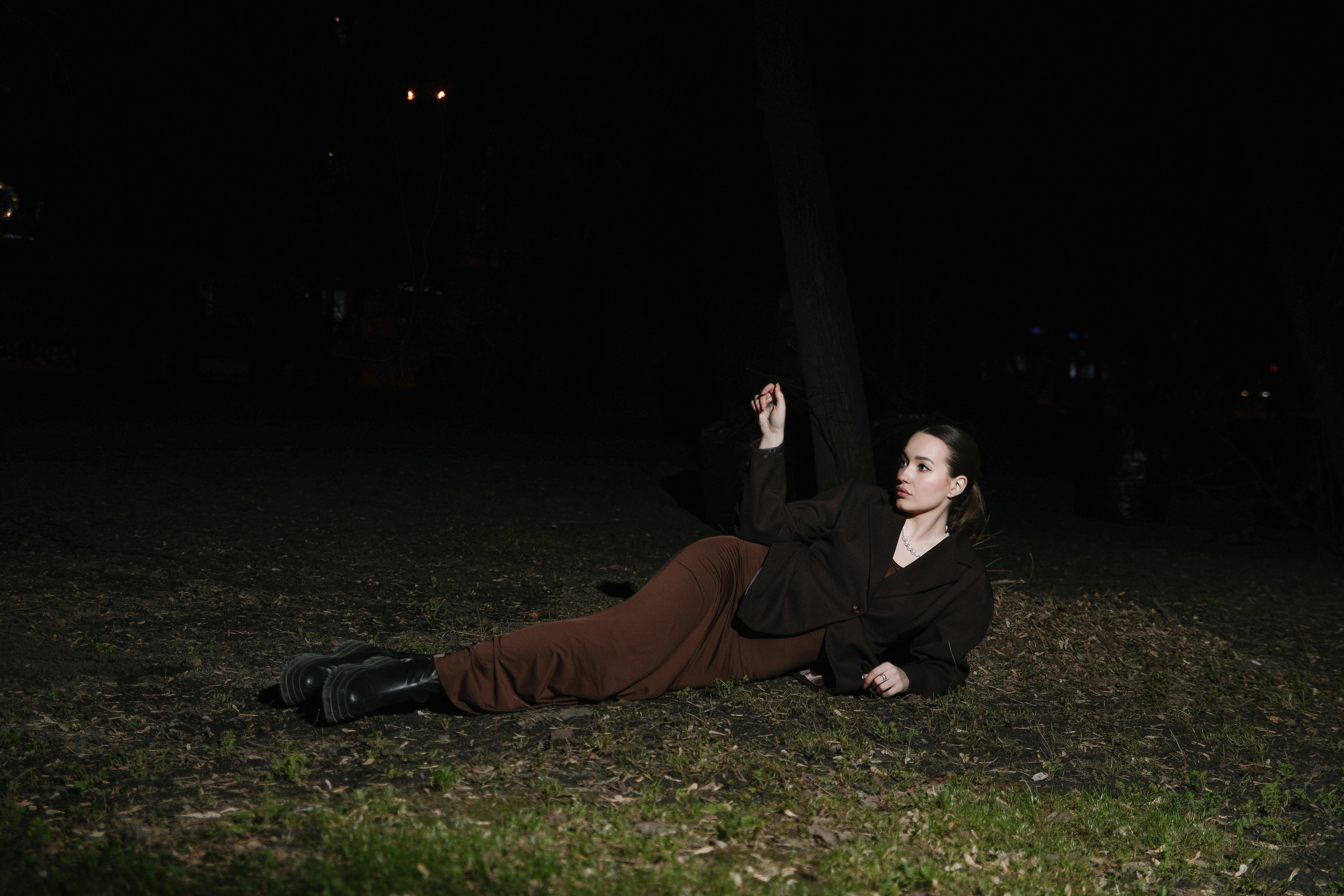 Ночная прогулки. Индивидуальный фотограф Новосибирск Настя