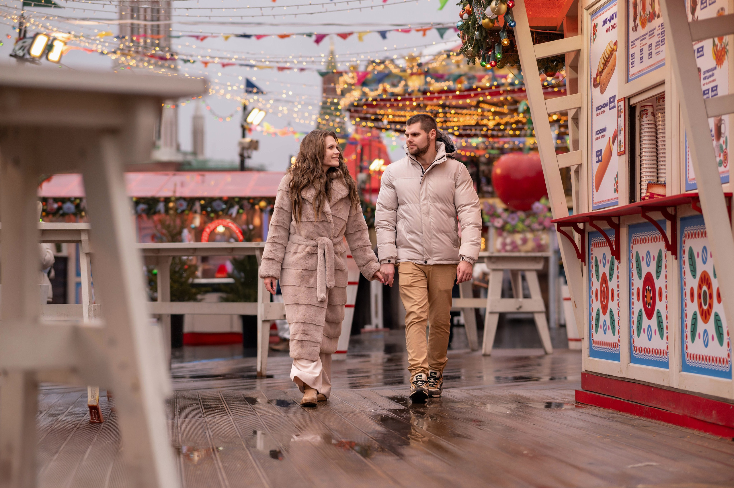 Дарья и Антон на Красной площади