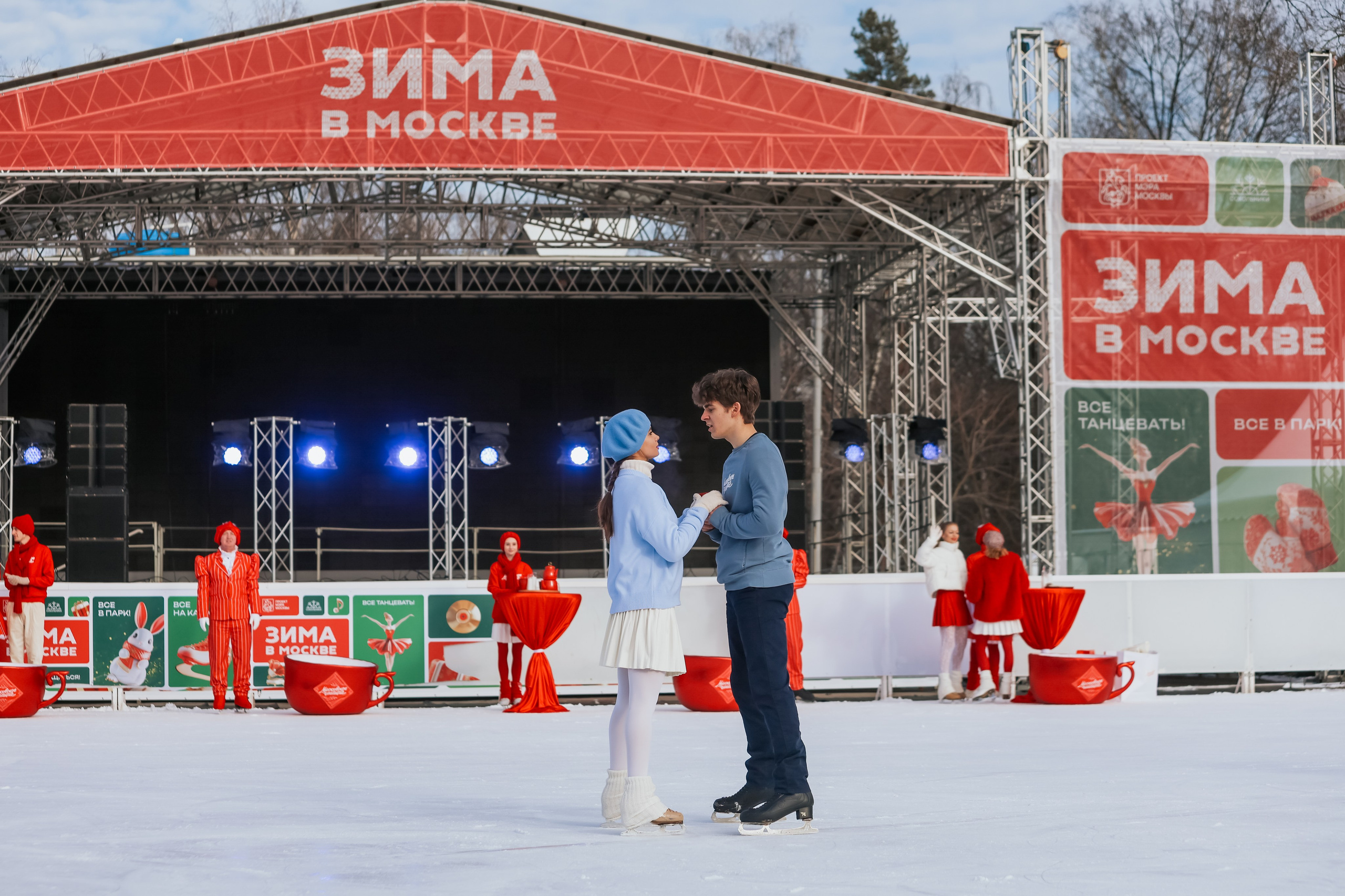 Ледовое шоу Сокольники Московское Чаепитие. Фотограф и видеограф Анна Домашенко