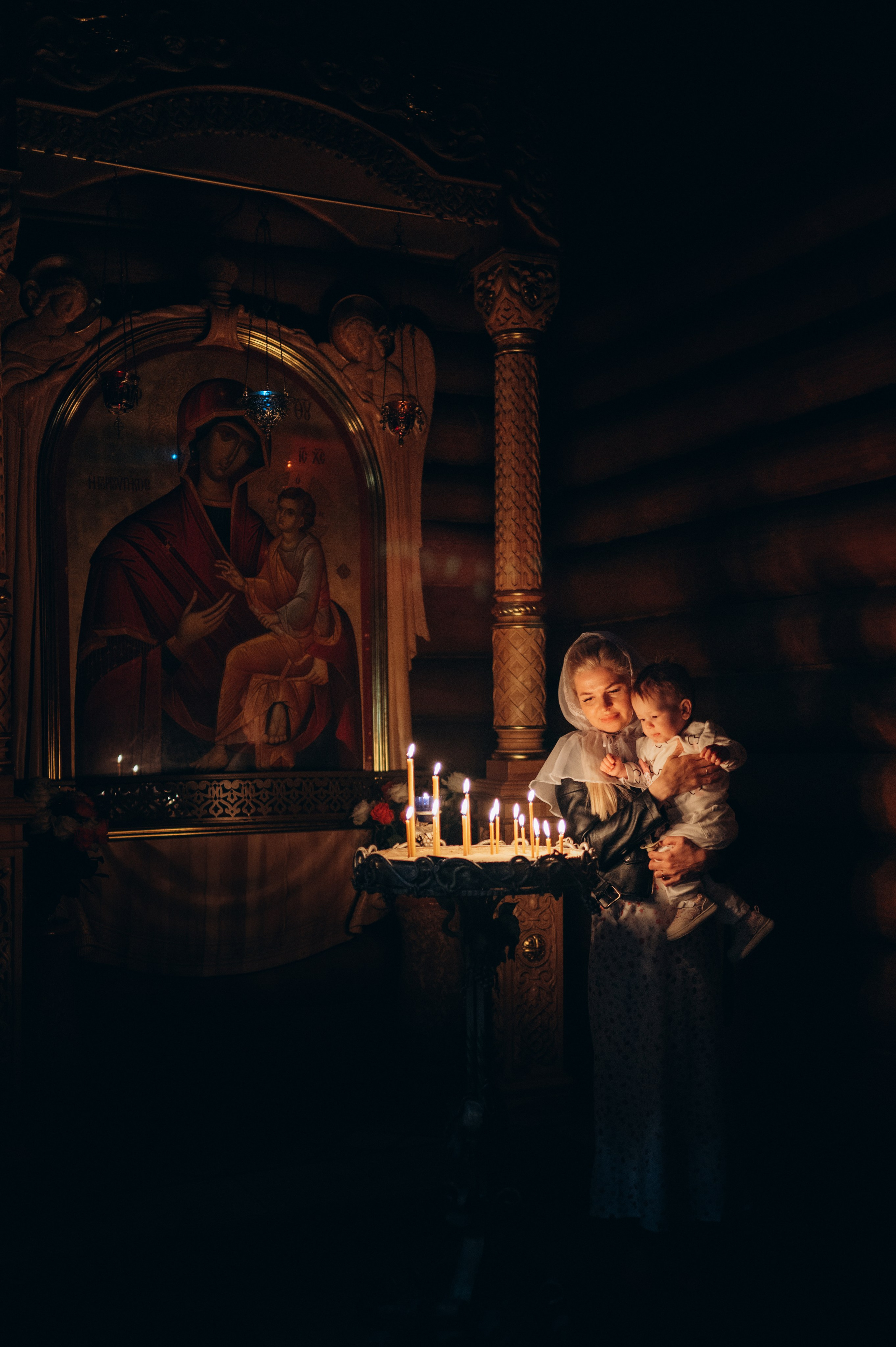 Крещение Миланы (Храм Всех Святых). Семейный фотограф в Минске Дарья Дреко