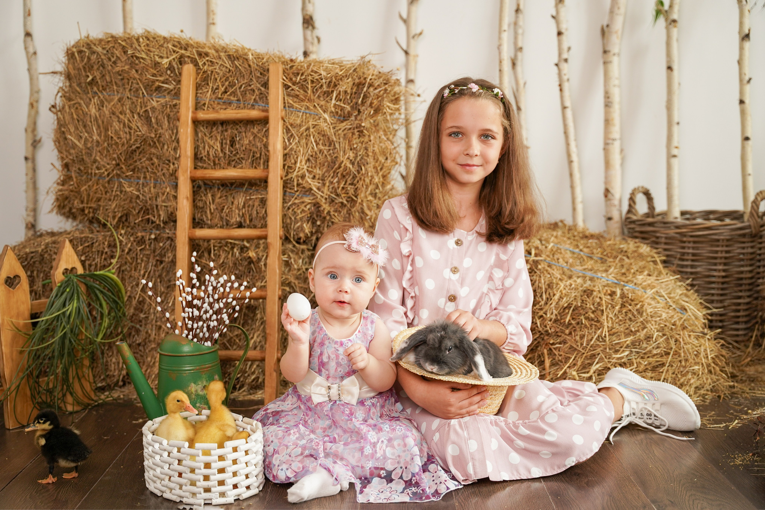 ПРОЕКТ «ПАСХАЛЬНЫЙ» С УТЯТАМИ. Фотограф в Ялте Инна Найден. Детский и семейный фотограф