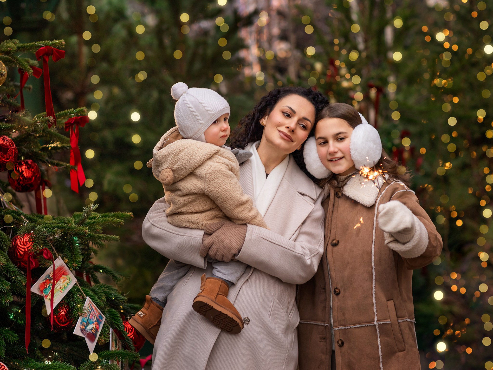 Новогодняя прогулка. Детский и семейный фотограф Елена Михайлова в Москве