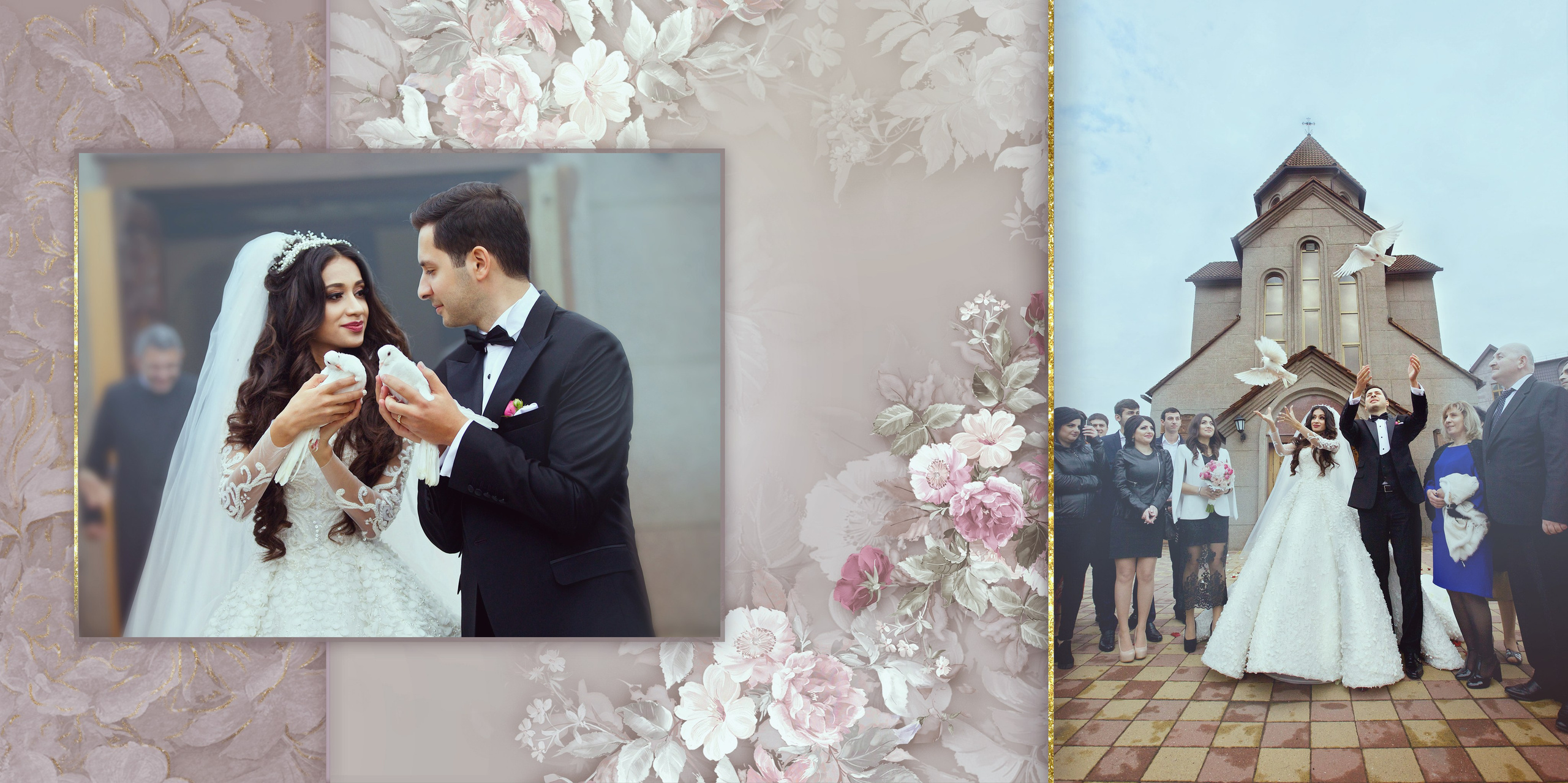 Свадебная фотокнига. Фотограф Кирсанова Наталия. Фотохудожник Наталия Кирсанова