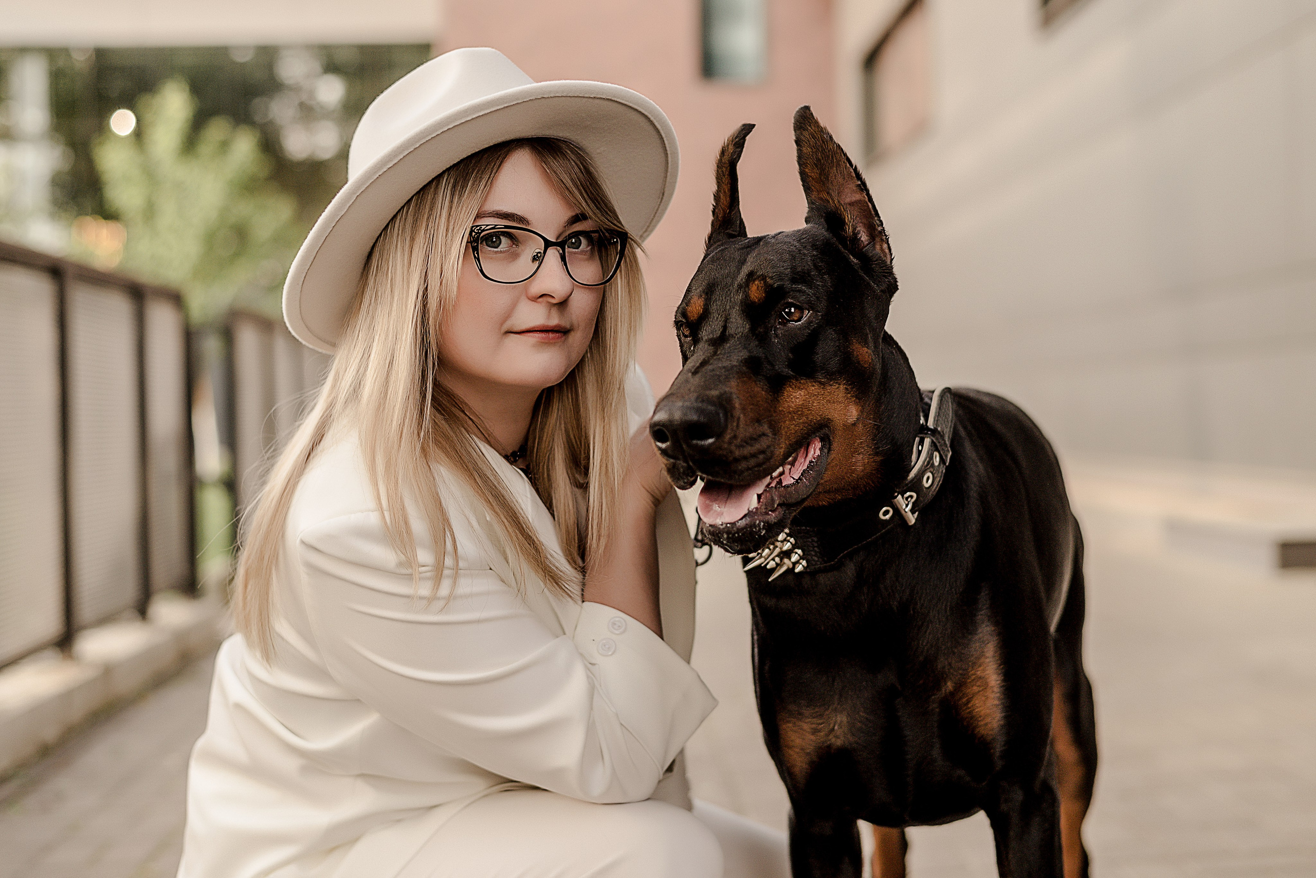 Фотосессия с доберманом в Калуге. Фотограф в Калуге Марина Афанасьева