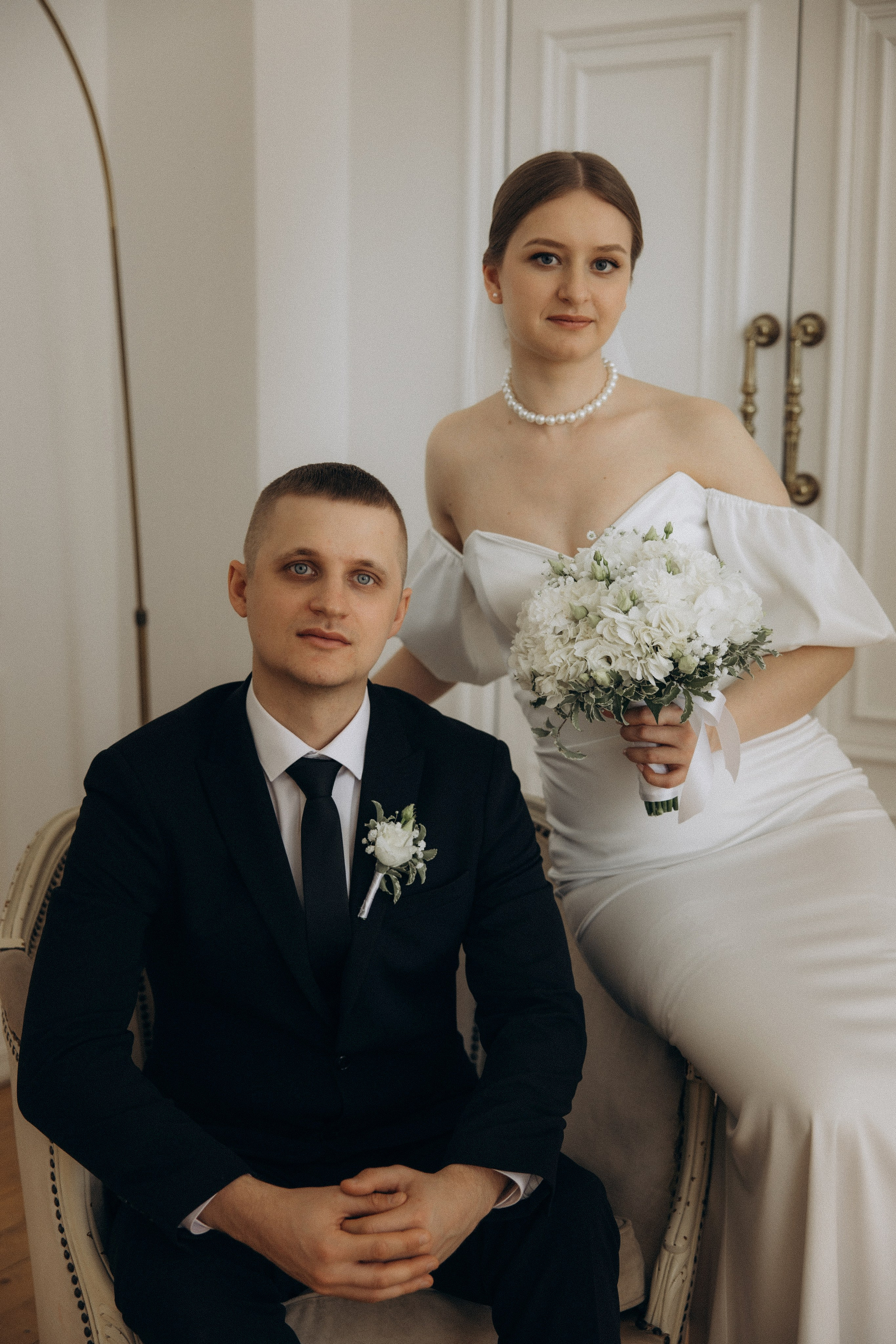 Свадебная фотосессия в фотостудии Пензы для Елены и Виктора