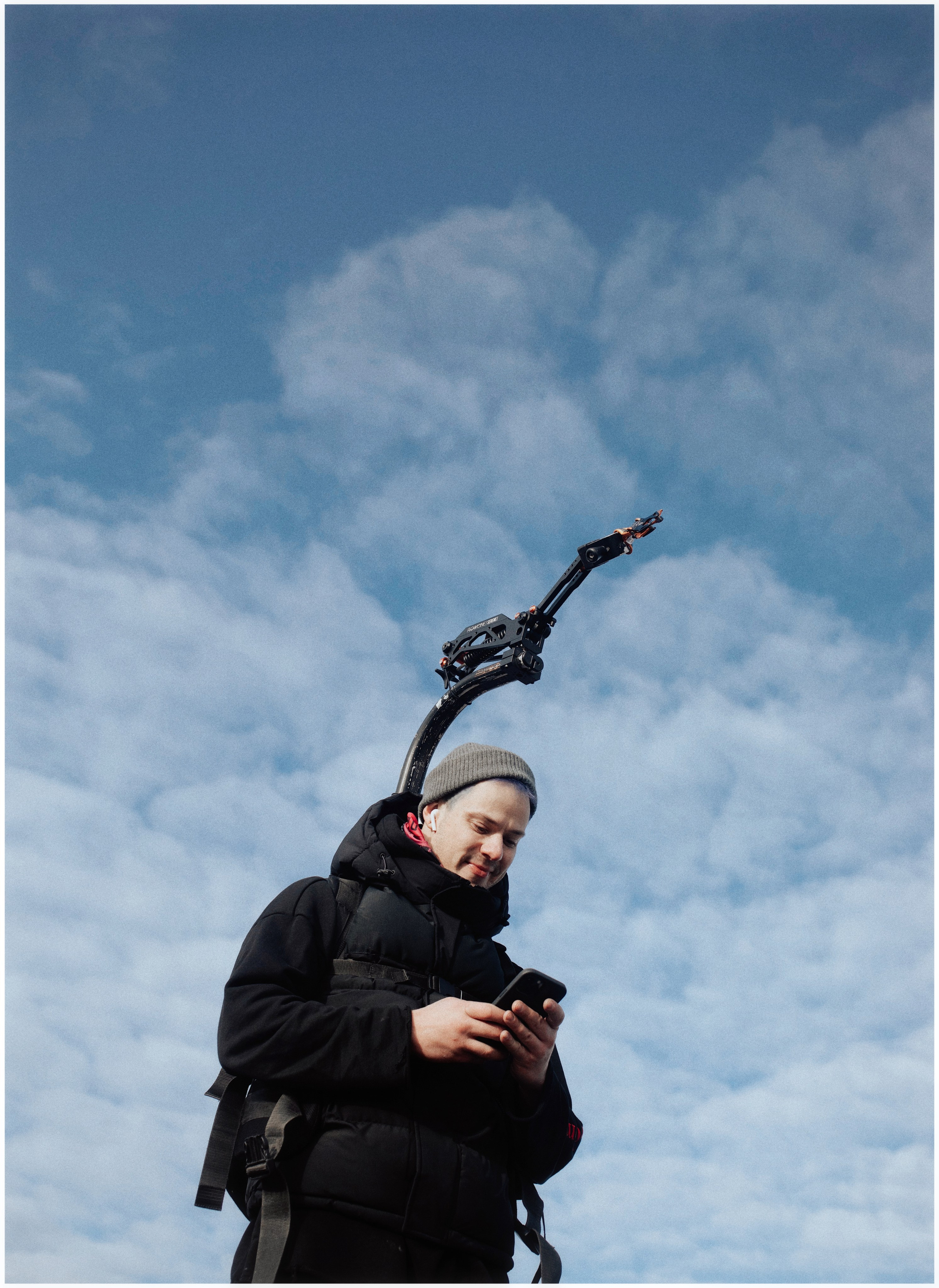 Behind the scenes. Portrait and backstage photographer Nina Crane