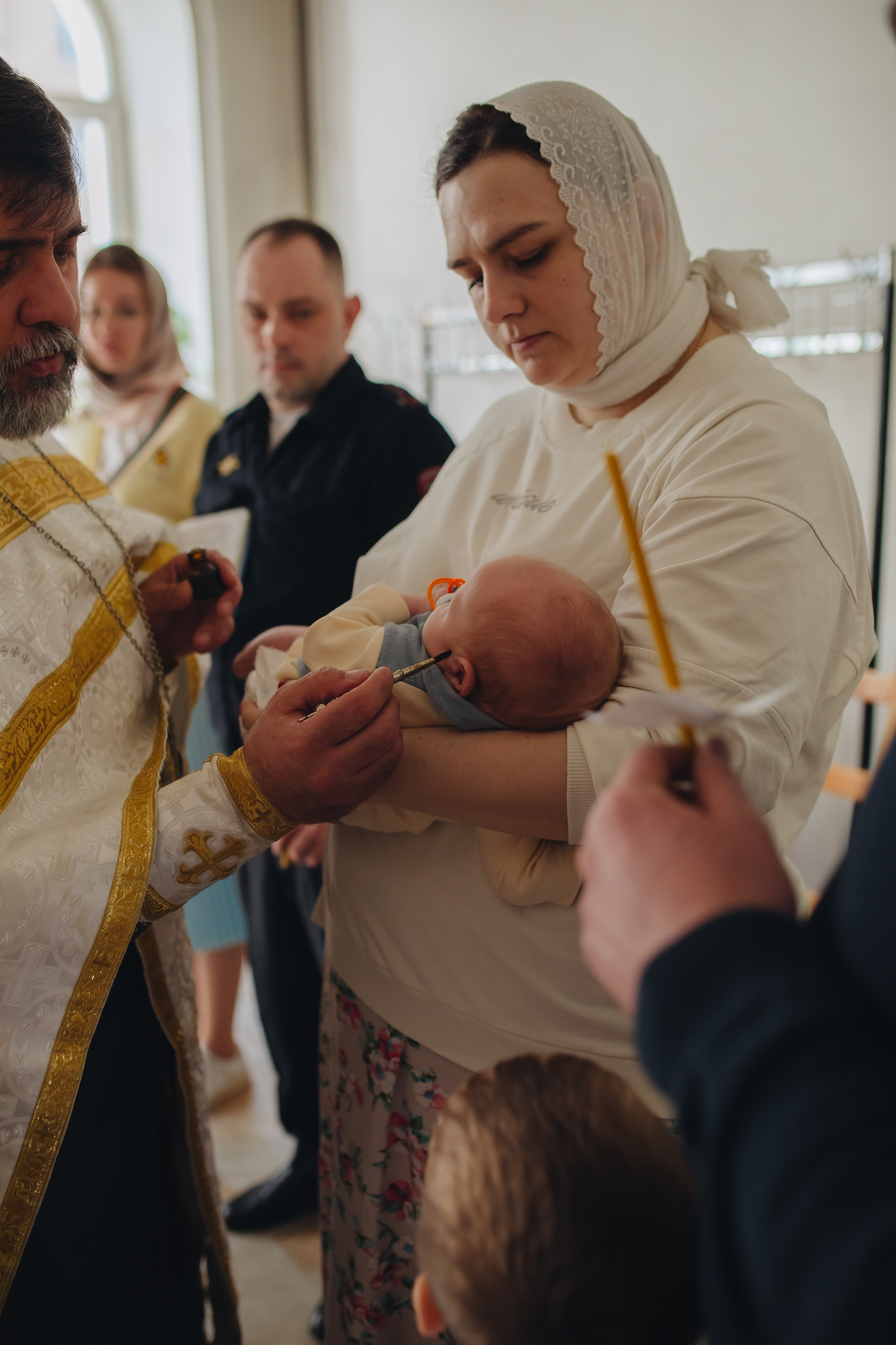 Крещение в светлом Храме. Семейный и детский фотограф в Москве Дорогова Екатерина