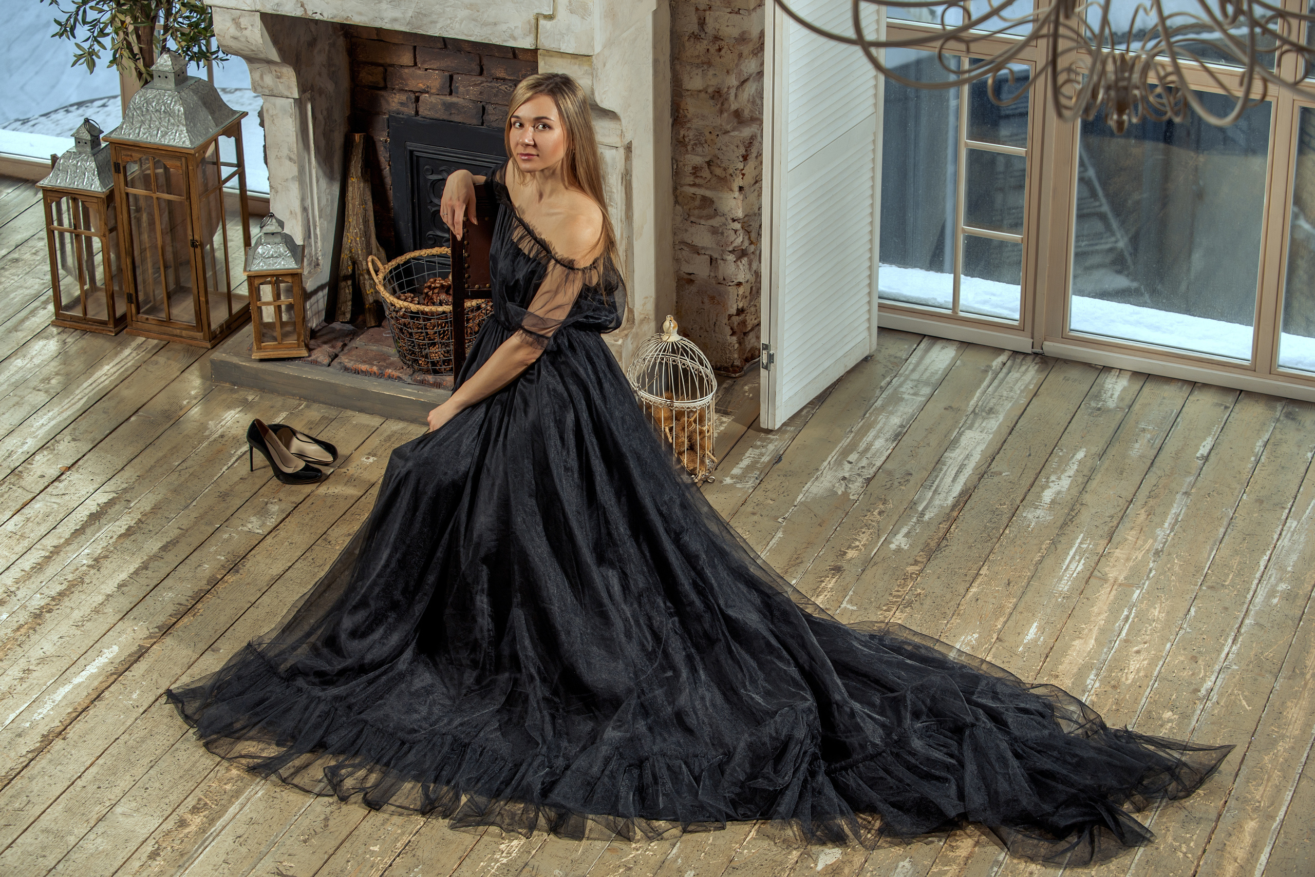 Фотосессия с Ольгой. Семейный, детский и будуарный фотограф в Москве Владимир Никитин