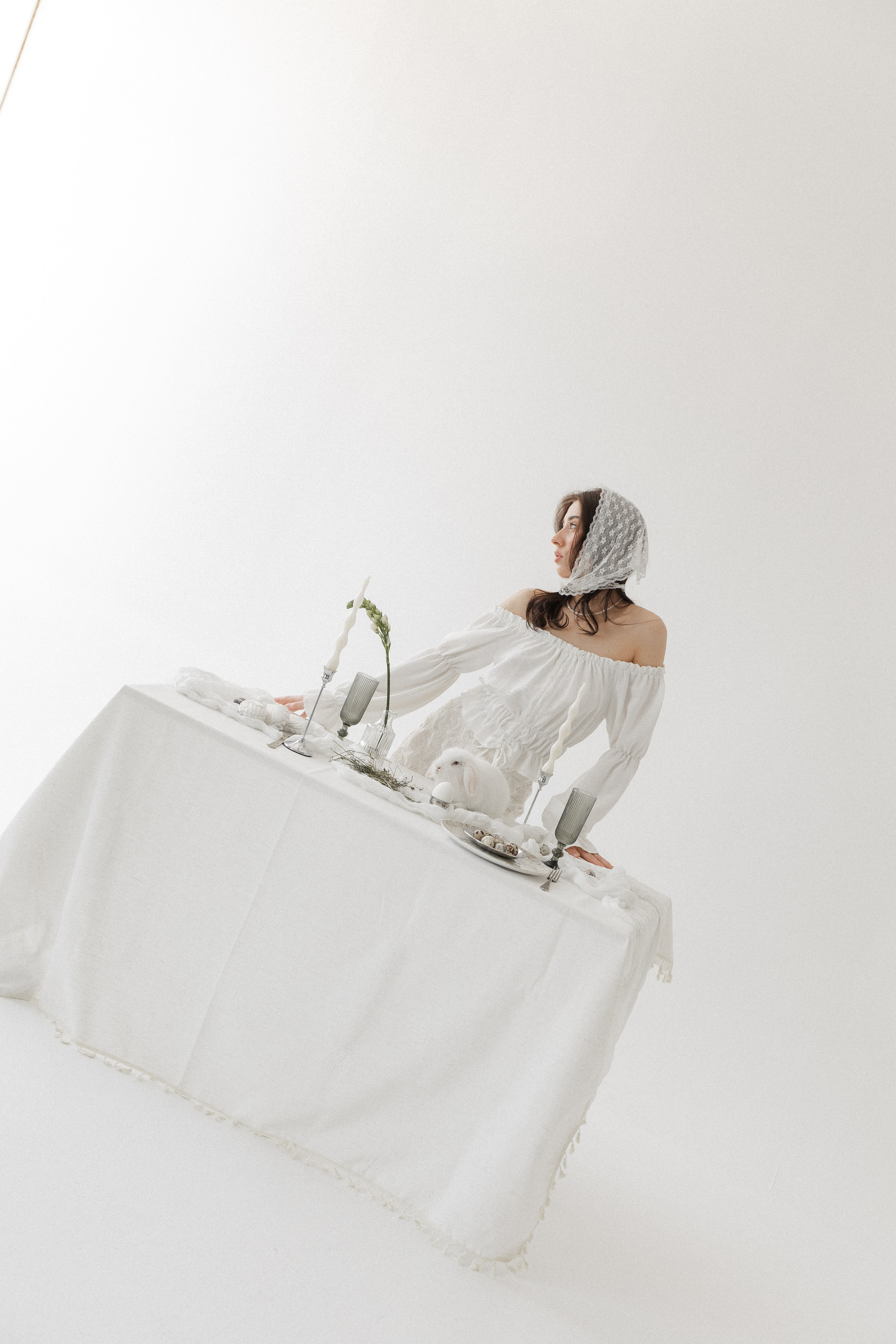 Творческая съемка к Пасхе с кроликом. Главная