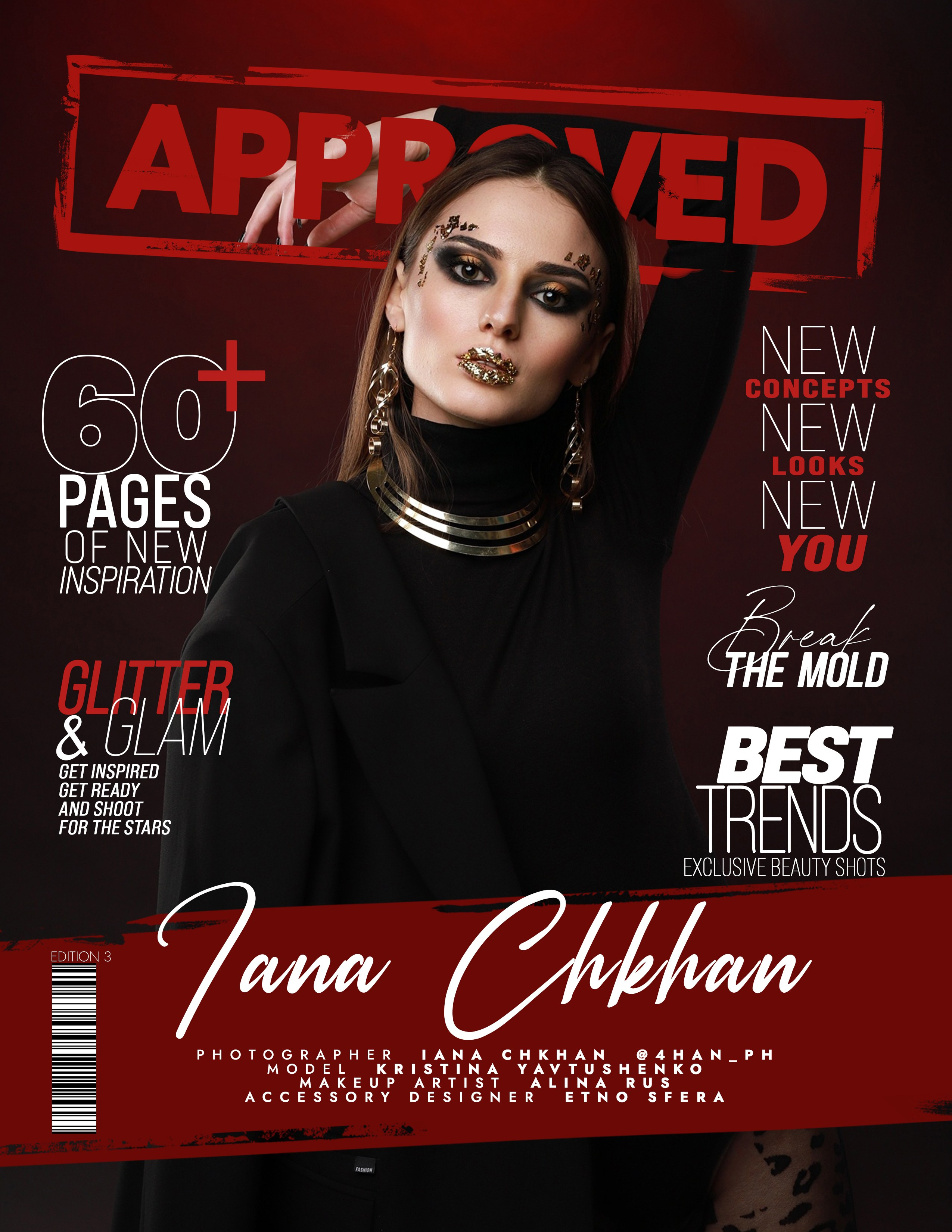 Обложки глянцевых изданий. Яна Чхан — Фотограф в Донецке и не только