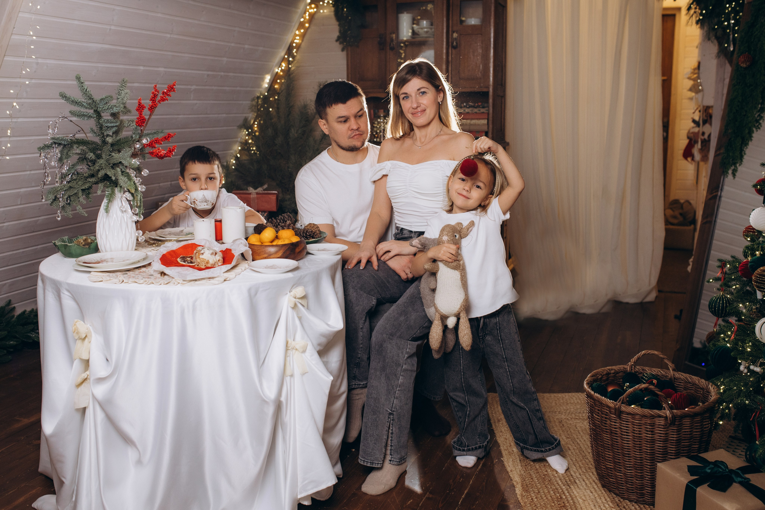 Лика, Саша и малыши. Семейный и домашний фотограф в Москве и МО Королева Валерия