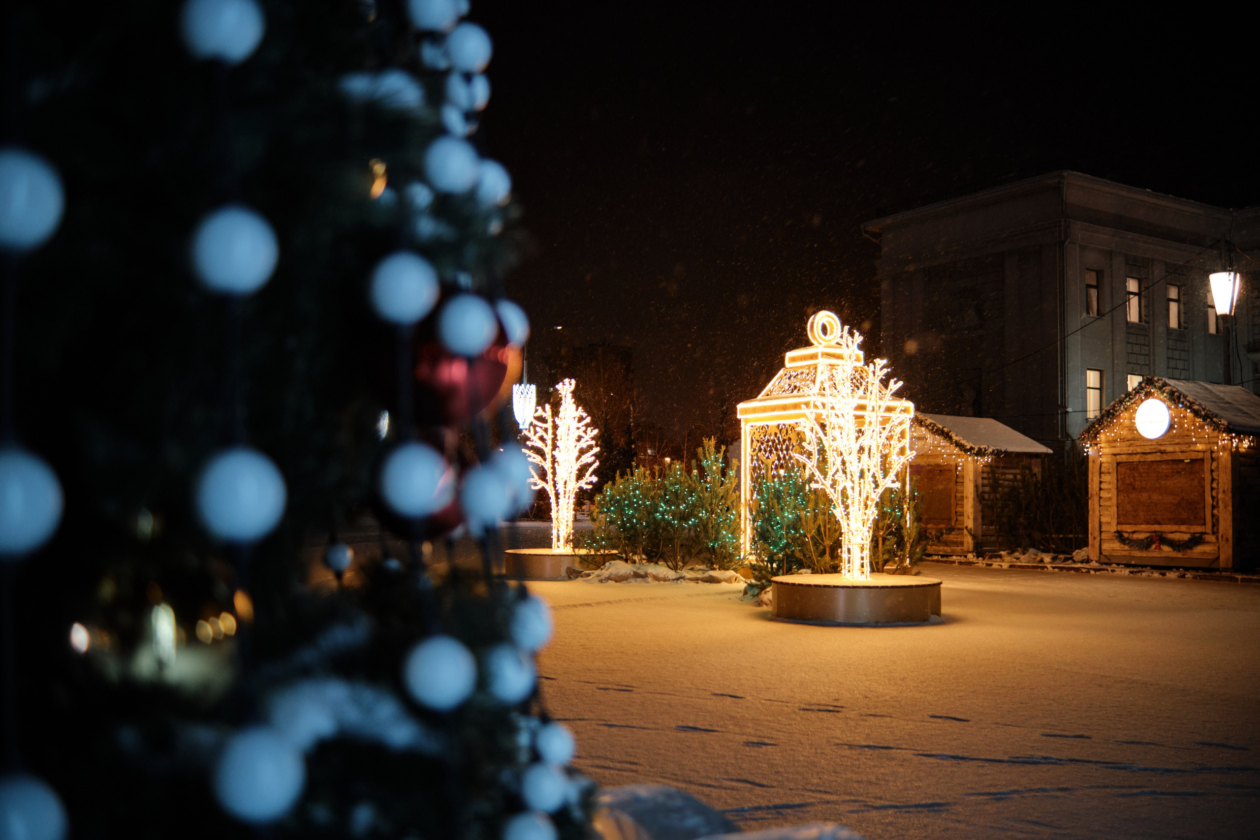 Новогодние виды Самары