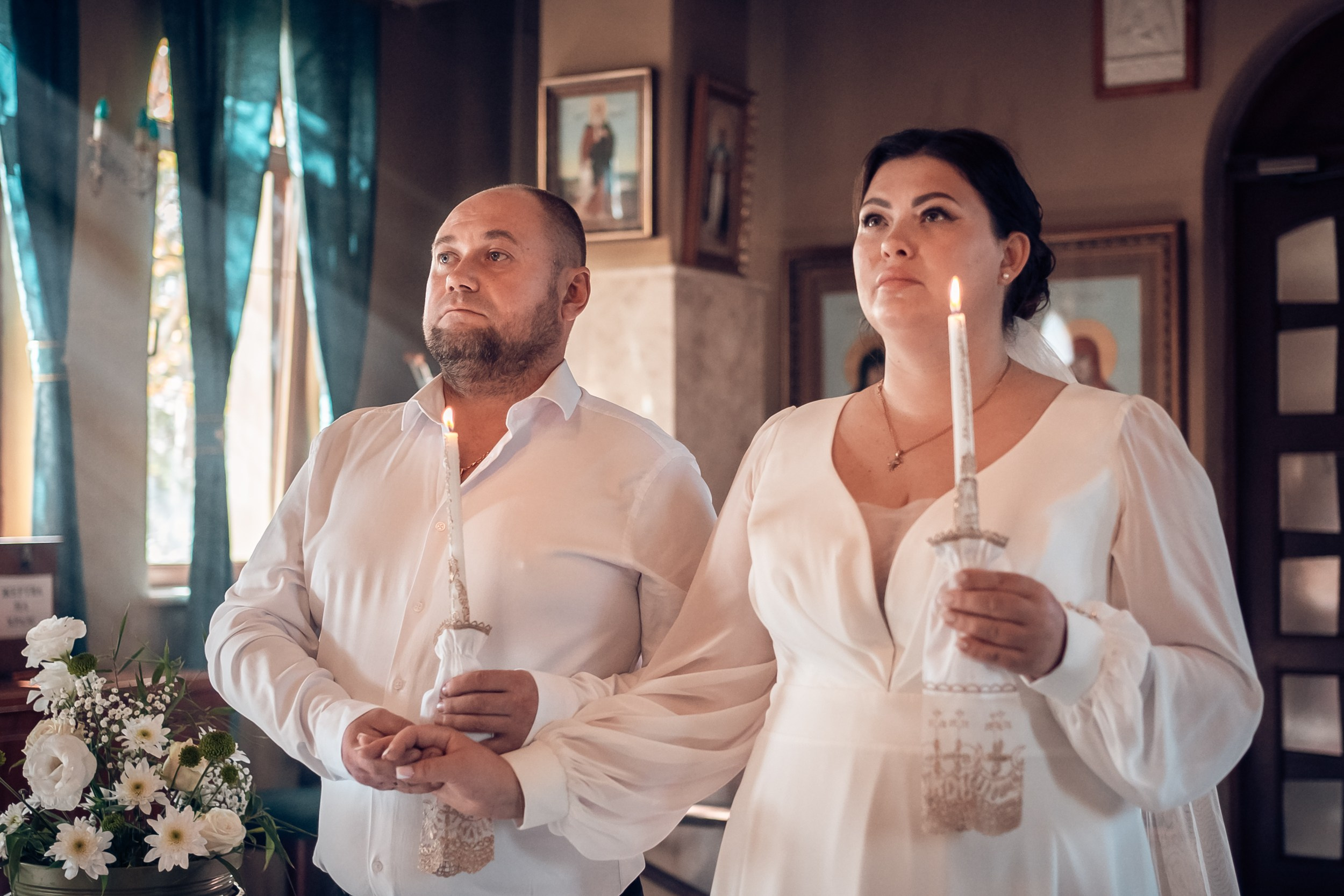 Венчание в храме Прп. Сергия Радонежского с. Орлиное. Церковный фотограф Севастополь