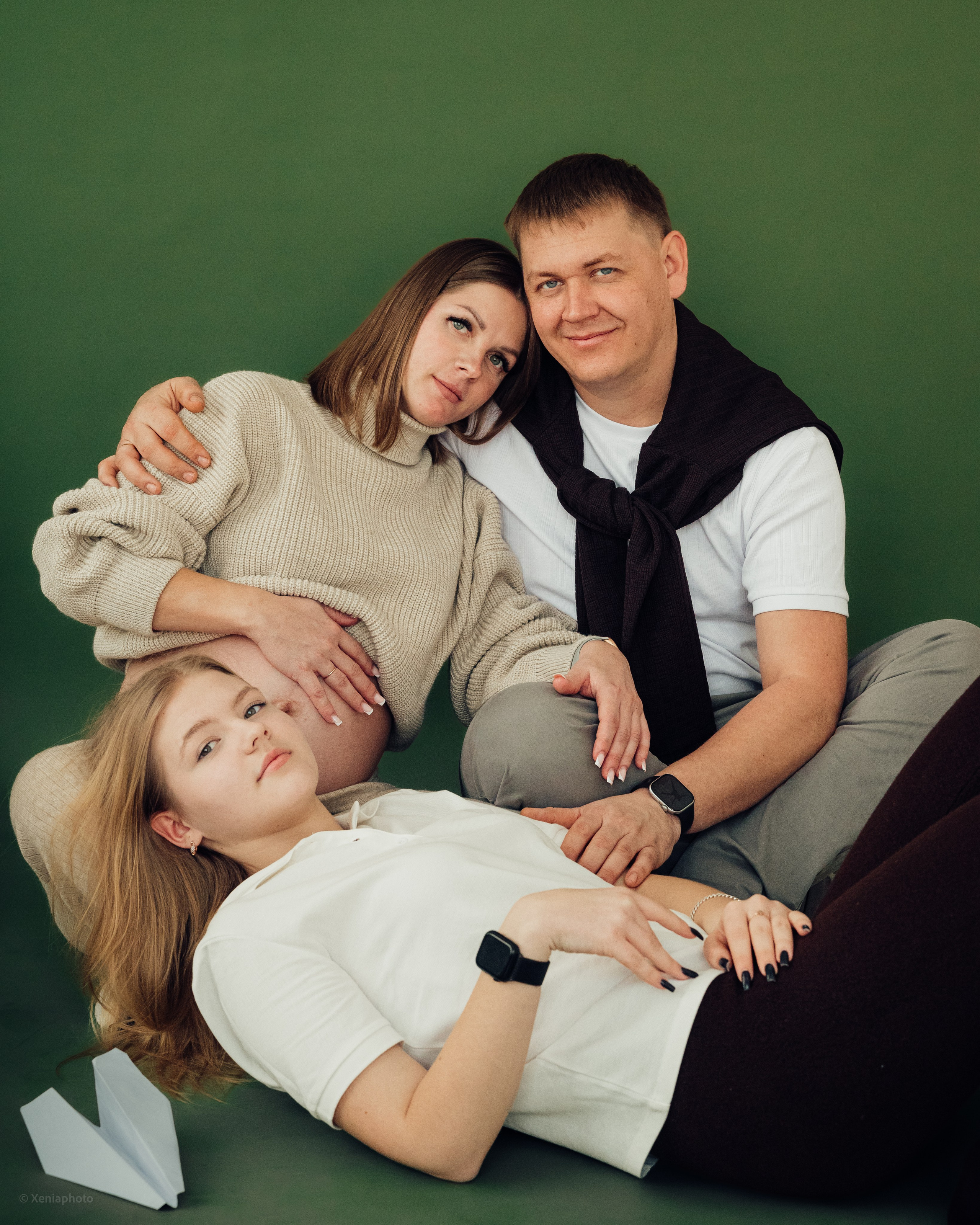 Студийная Семейная фотосессия. Семейный фотограф в Краснодаре и Курганинске