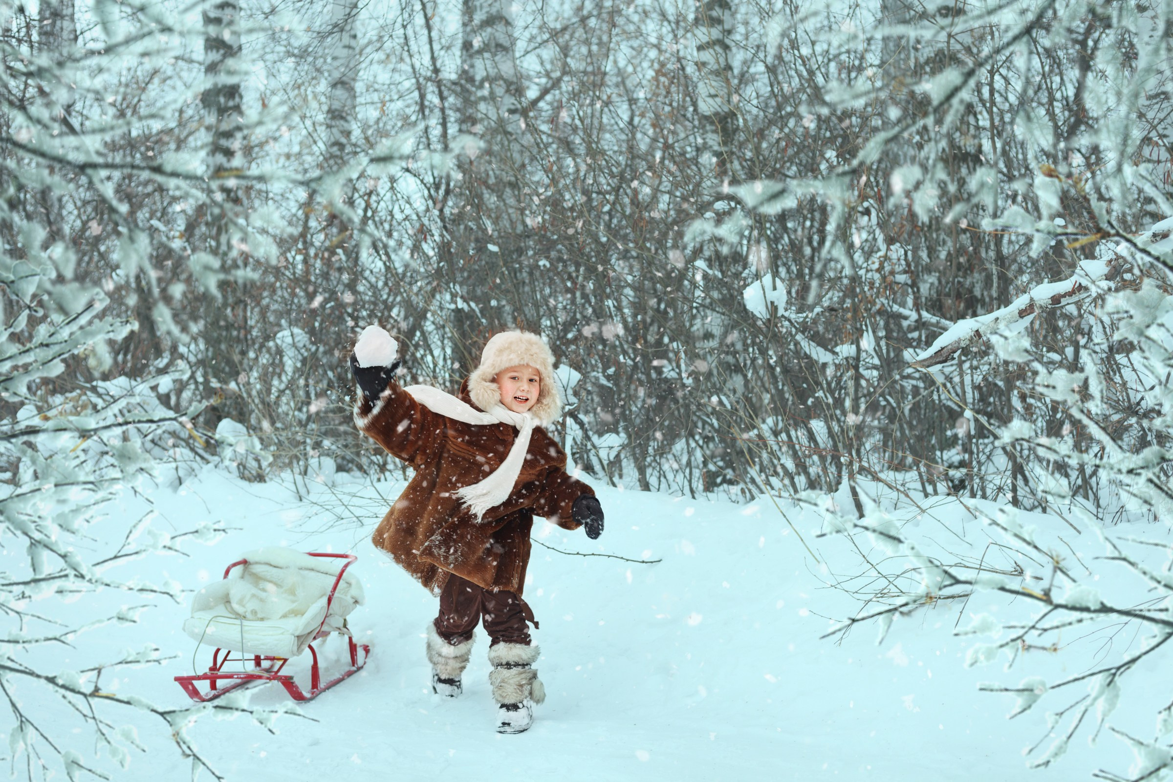 Зимние забавы. Детский и семейный фотограф в Бердске и Новосибирске Дарья Гребнева