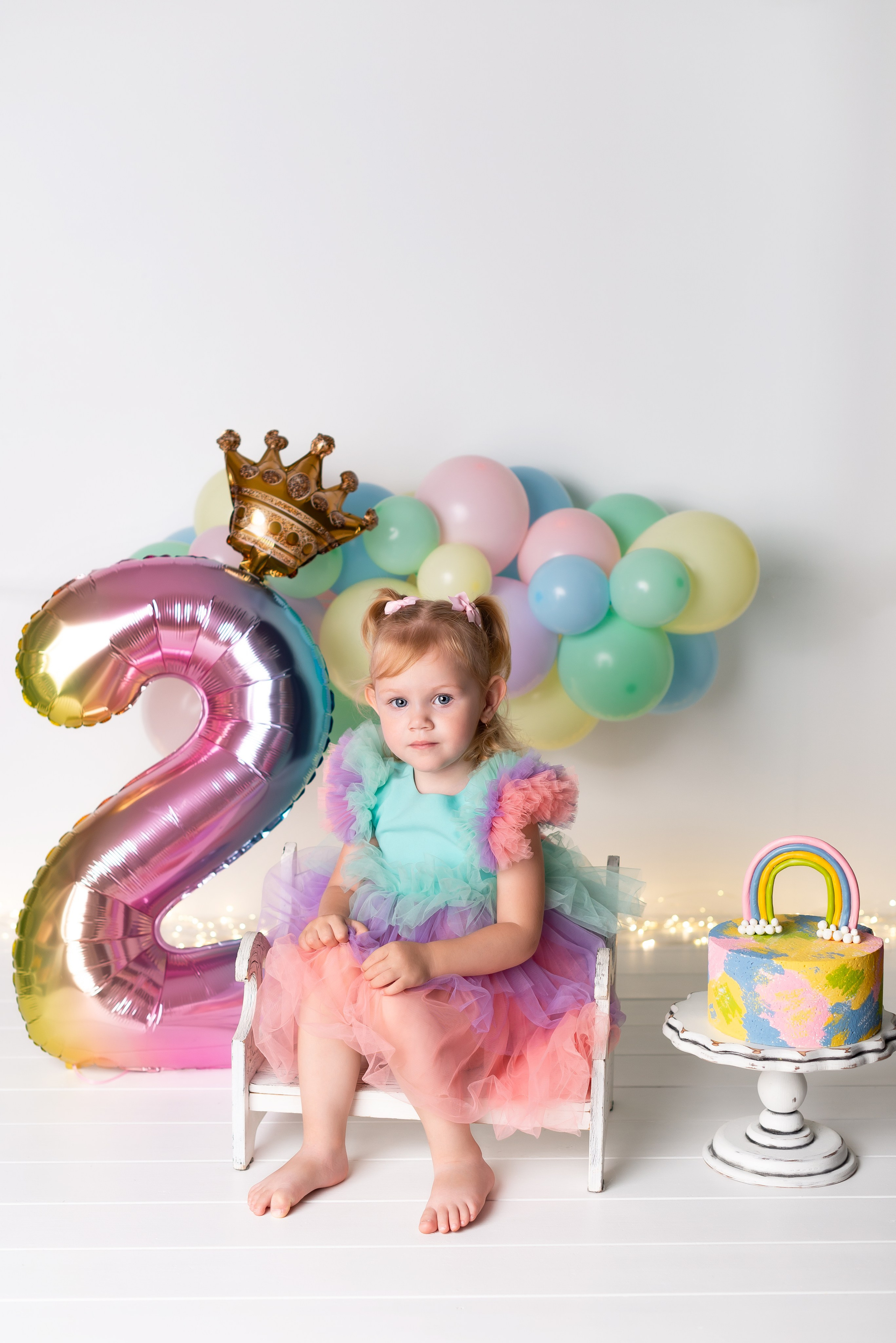 День рождения — 2 года. Детская фотостудия «Мандаринка» | Детский фотограф Краснодар