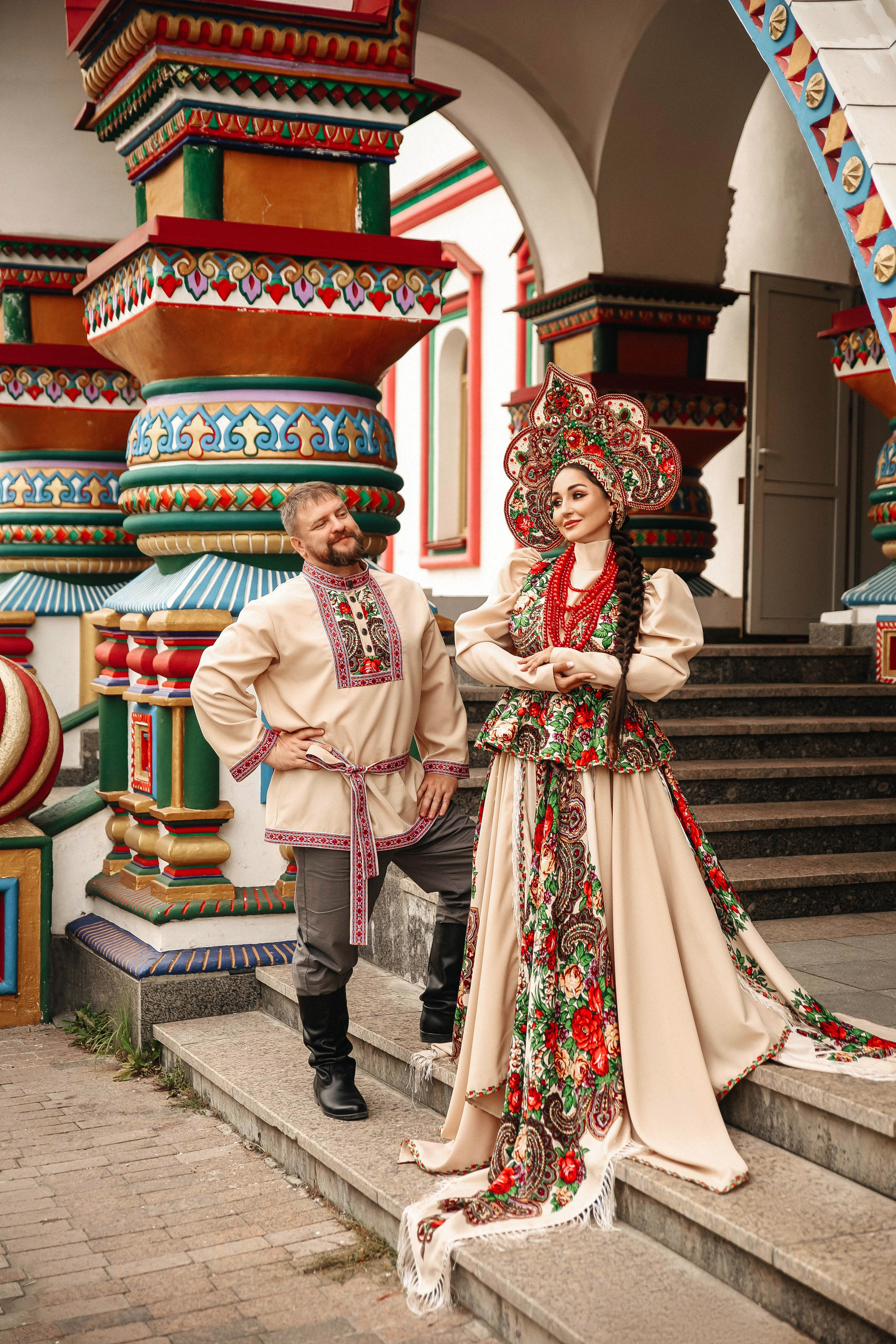 Свадебная фотосессия возле Измайловского Кремля. Свадебный и семейный фотограф в Москве