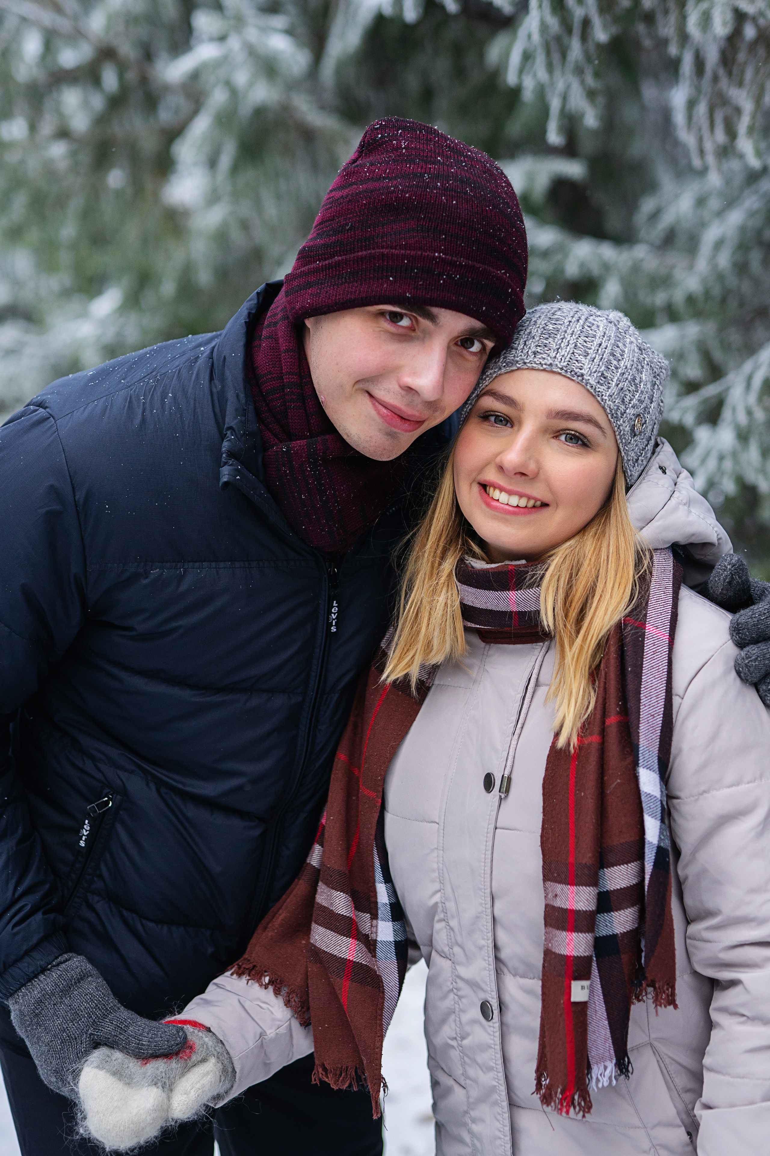 Толя и Поля — зимняя прогулка. Свадебный и семейный фотограф Марина Лежнева, г. Уфа