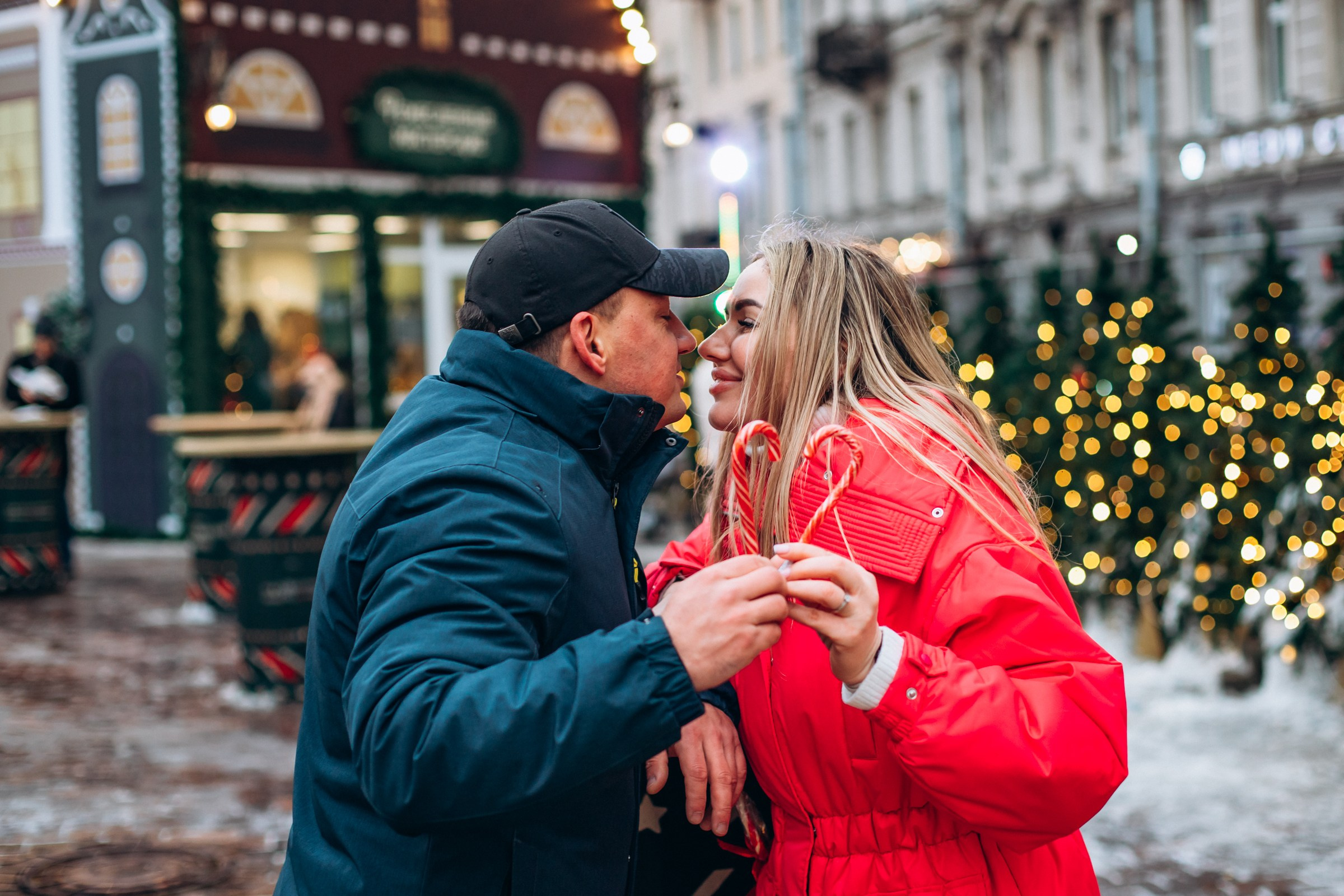 Роман и Ирина в декабре. Фотопрогулка в Петербурге. Индивидуальный и семейный фотограф в Санкт-Петербурге