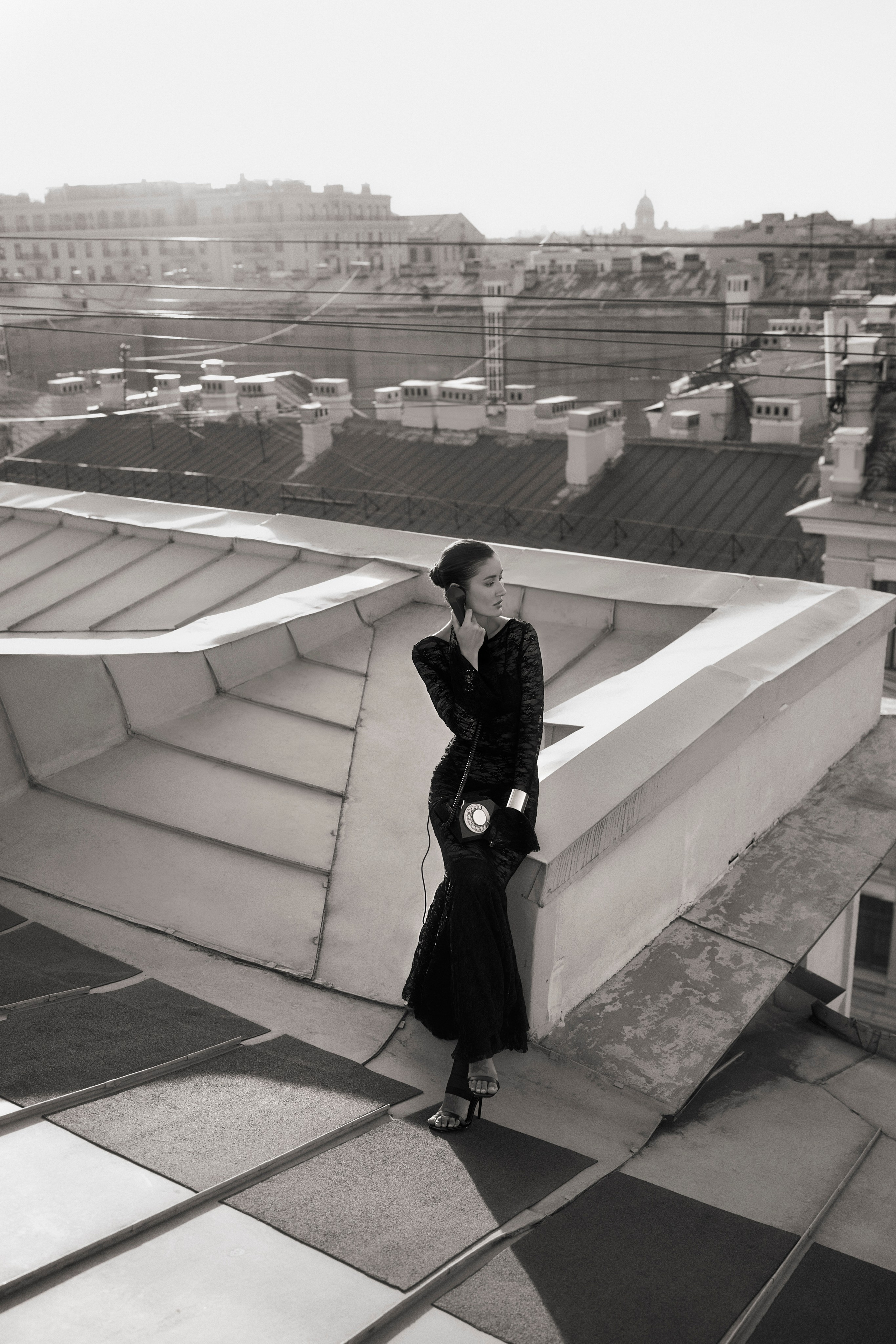 Фотосессия на крыше для Юли. Фотограф в Санкт-Петербурге Юлия Магдич