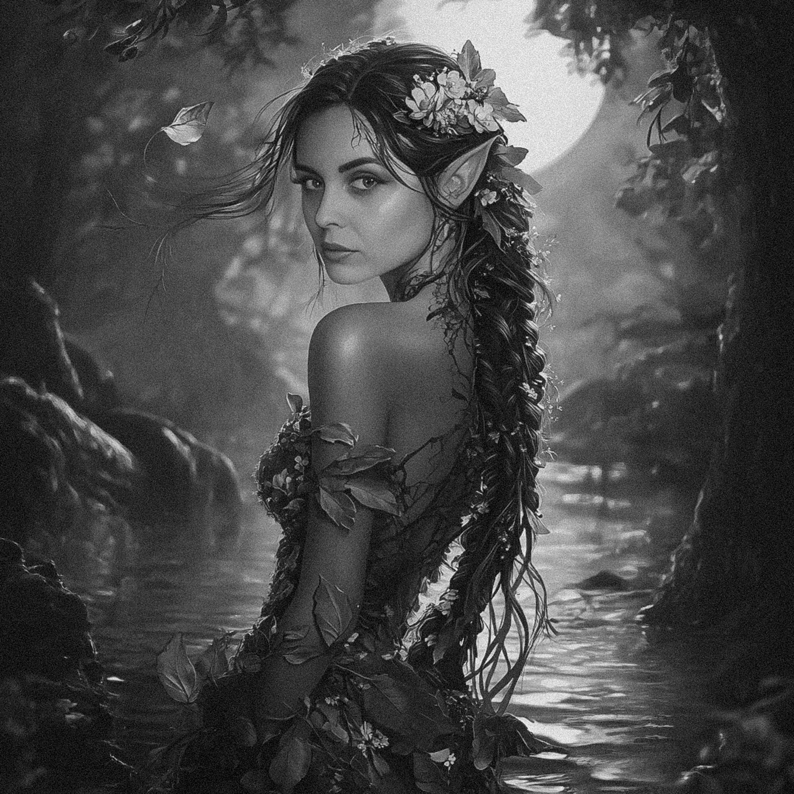 Нейрофотосессия для Марии. Лесной сказочный образ. ФотоХудожник Харитонова Ирина г. Санкт-Петербург