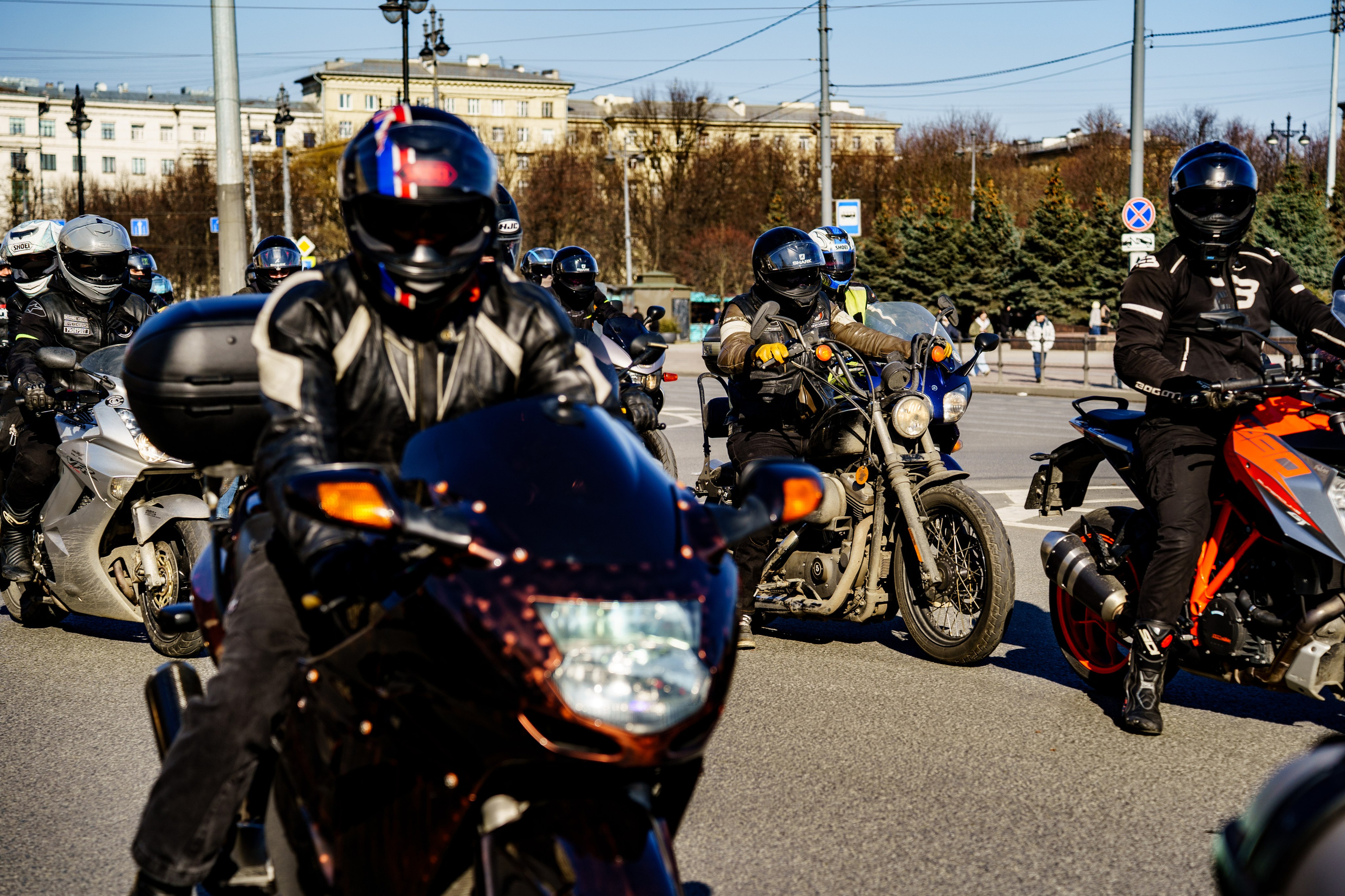 Прохват мотоклуба Norman Riders ч.1. Концертный и репортажный фотограф в Санкт-Петербурге Слава Пахомов