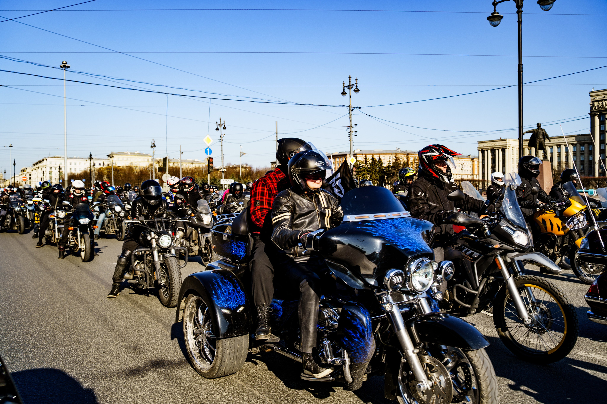 Прохват мотоклуба Norman Riders ч.1. Концертный и репортажный фотограф в Санкт-Петербурге Слава Пахомов