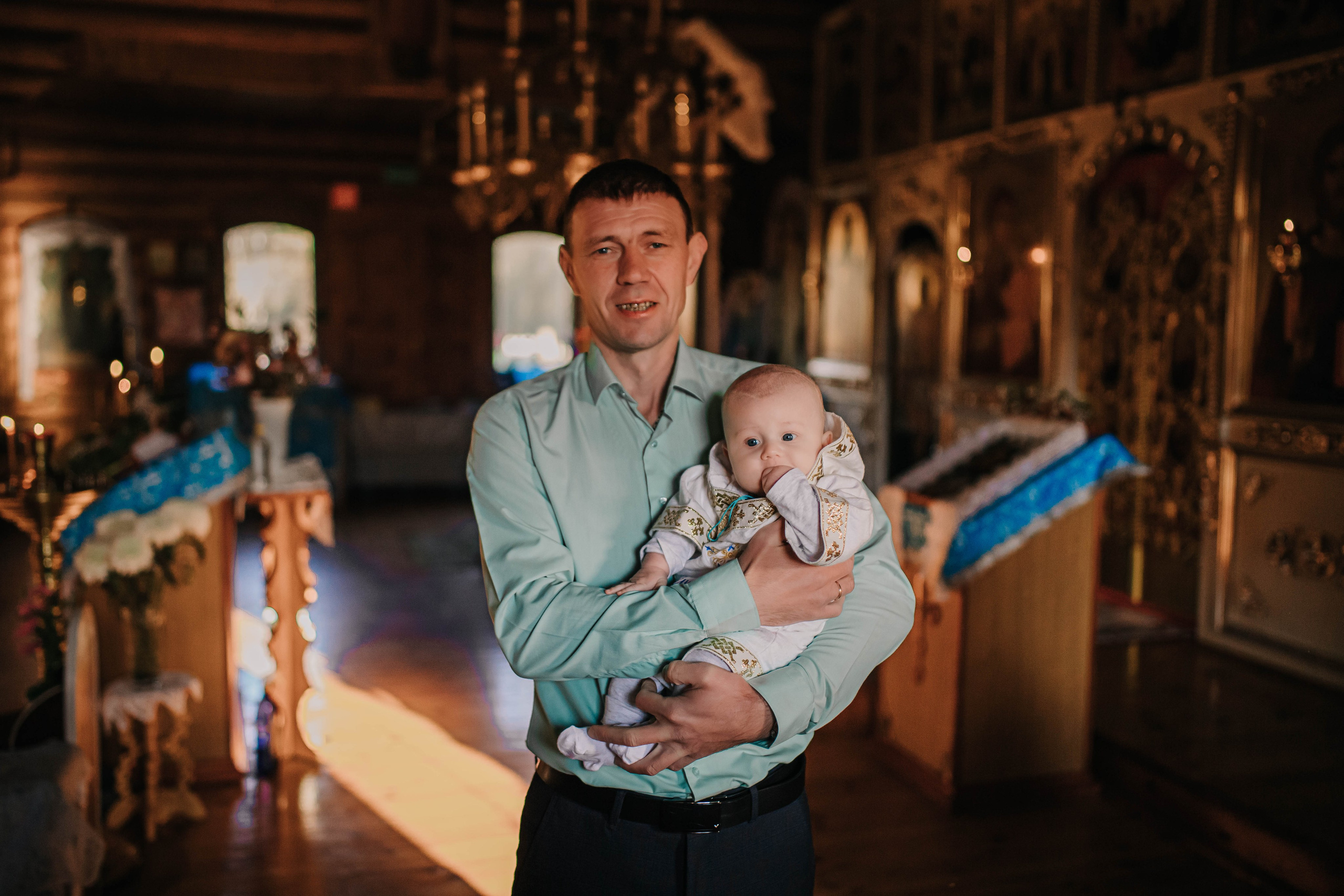 Крещение Дмитрия. Фотограф Дарья Маташкова