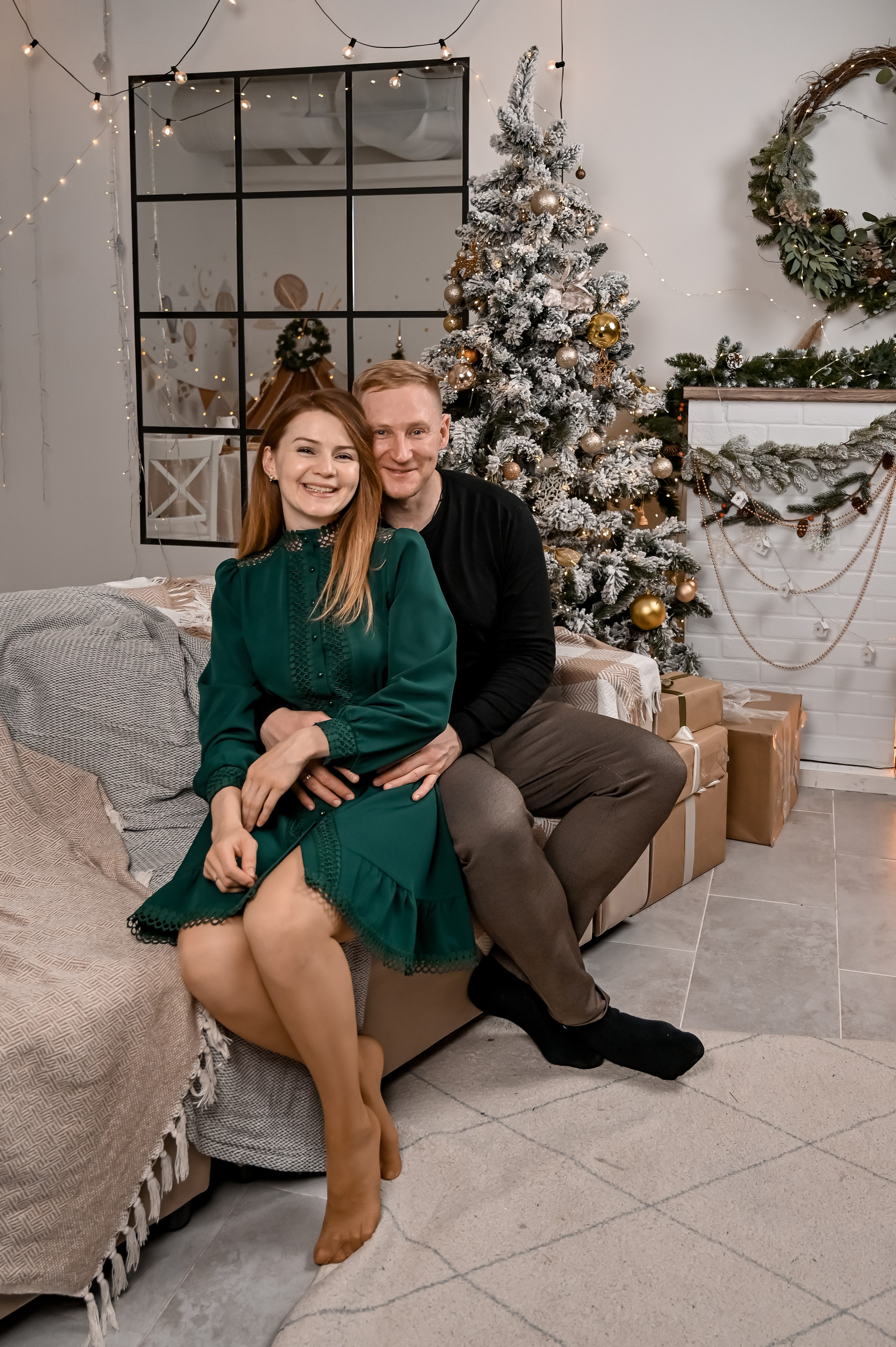 Новогодняя фотосессия в студии. Семейный и свадебный фотограф в г. Уфа Динара