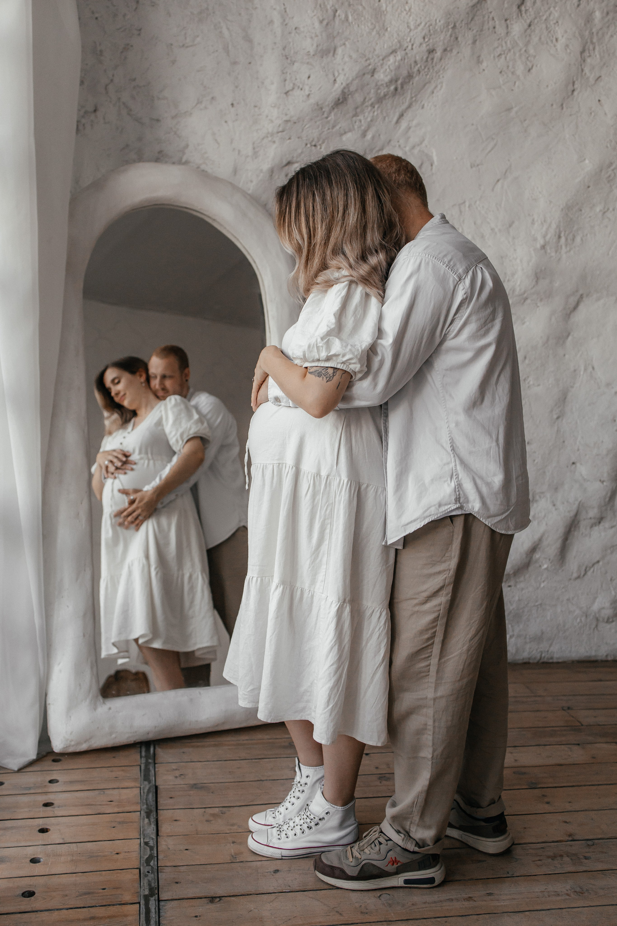 Студийная фотосессия беременности для Натальи и Станислава. Семейный фотограф в Москве, Щелково, Фрязино _ Виктория Степанова