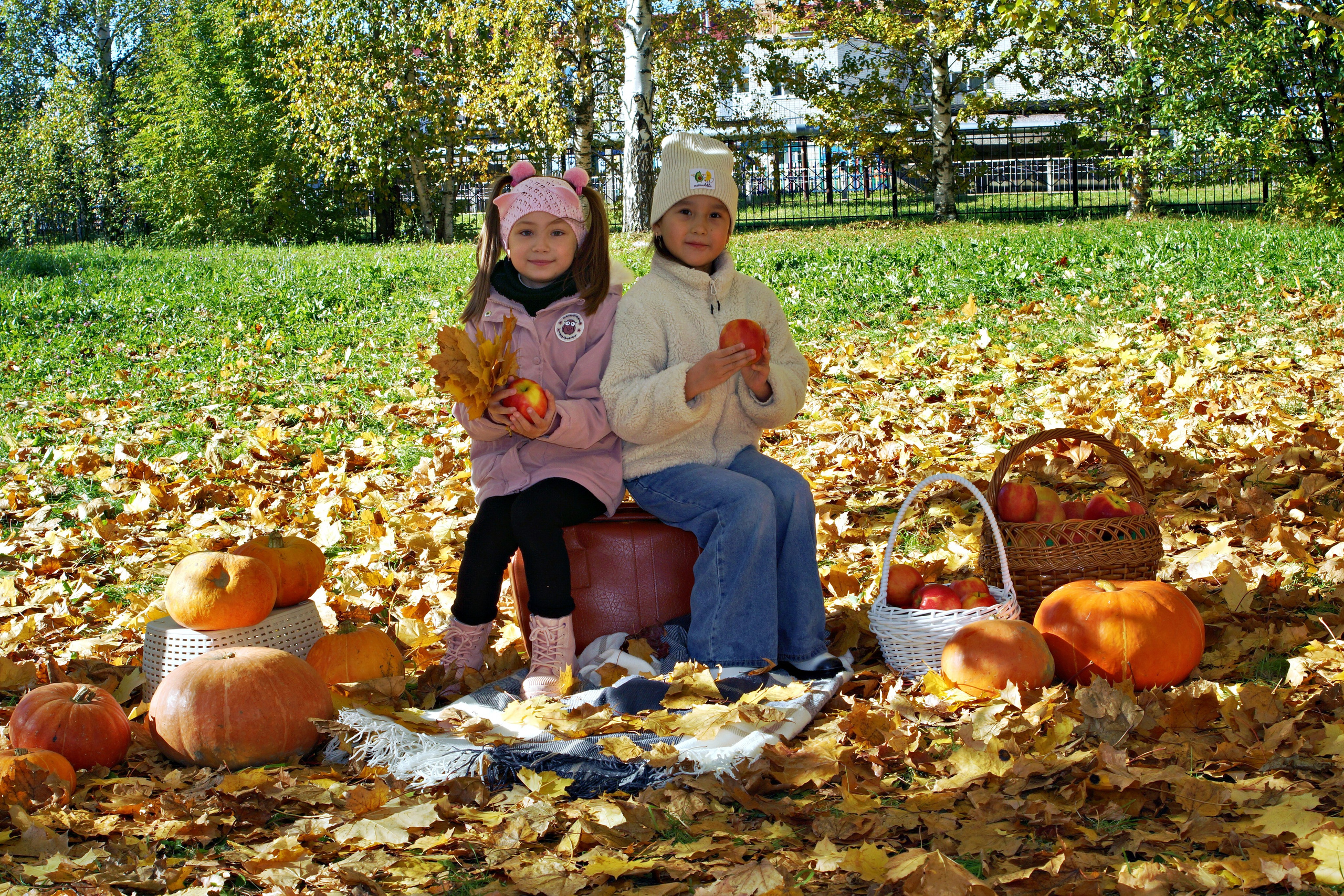 Осенняя фотосессия в детском саду г. Йошкар-Ола